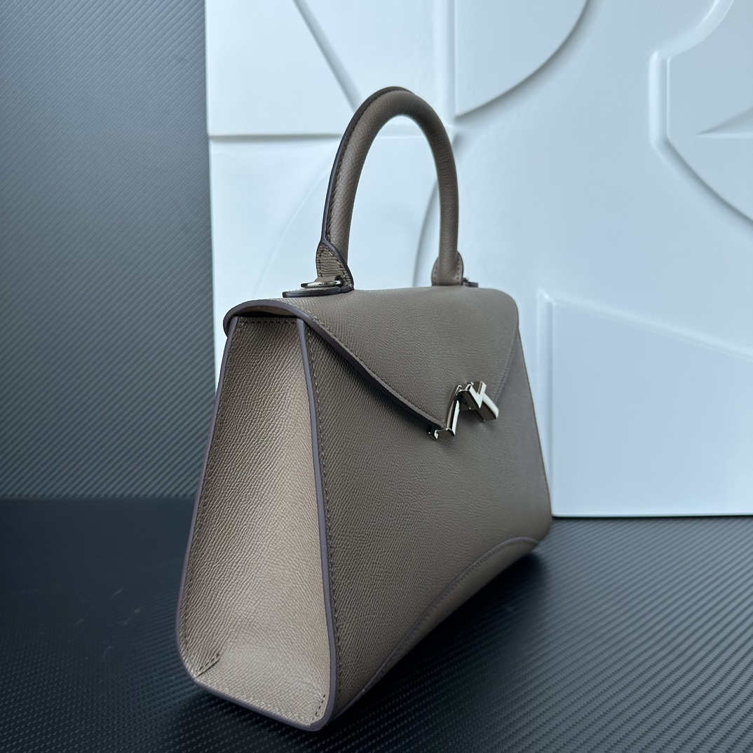[TOP] MOYNAT Gabrielle Bag Cowhide 26x18x9cm - Gray - 711 Luxury