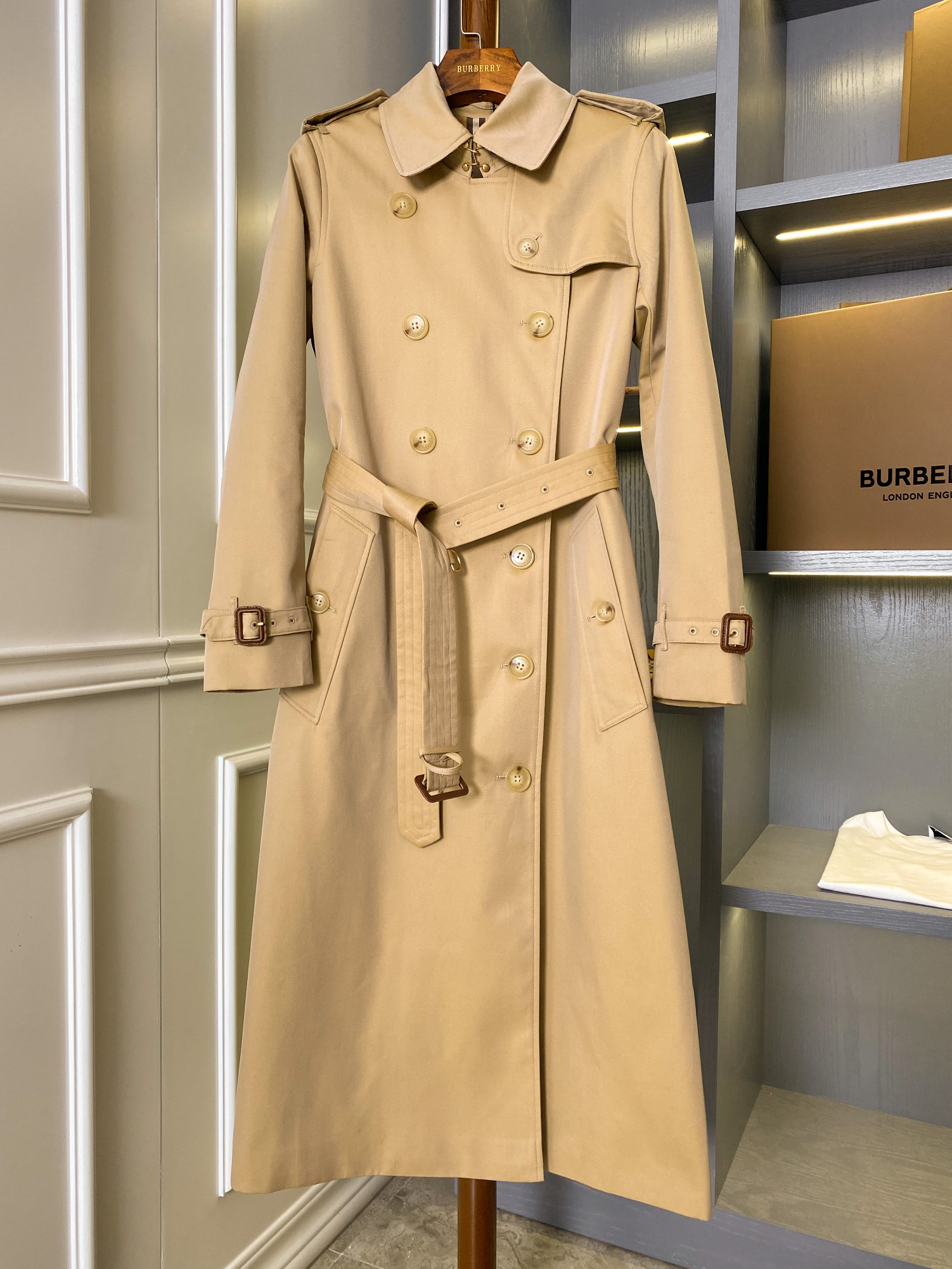 [TOP] BURBERRY Trench Coat - Khaki - 711 Luxury