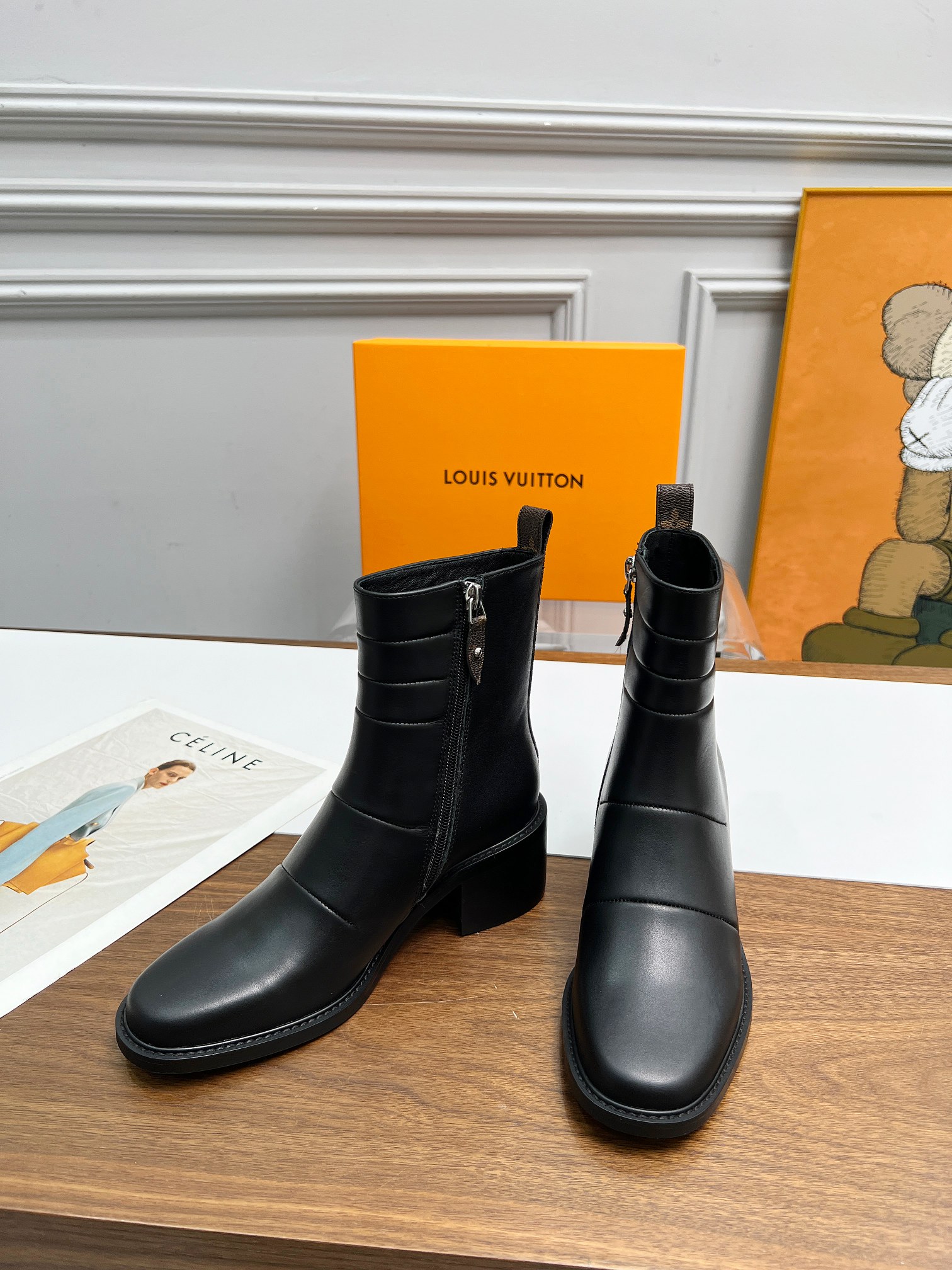[TOP] Louis Vuitton LV Boots - Black - 711 Luxury