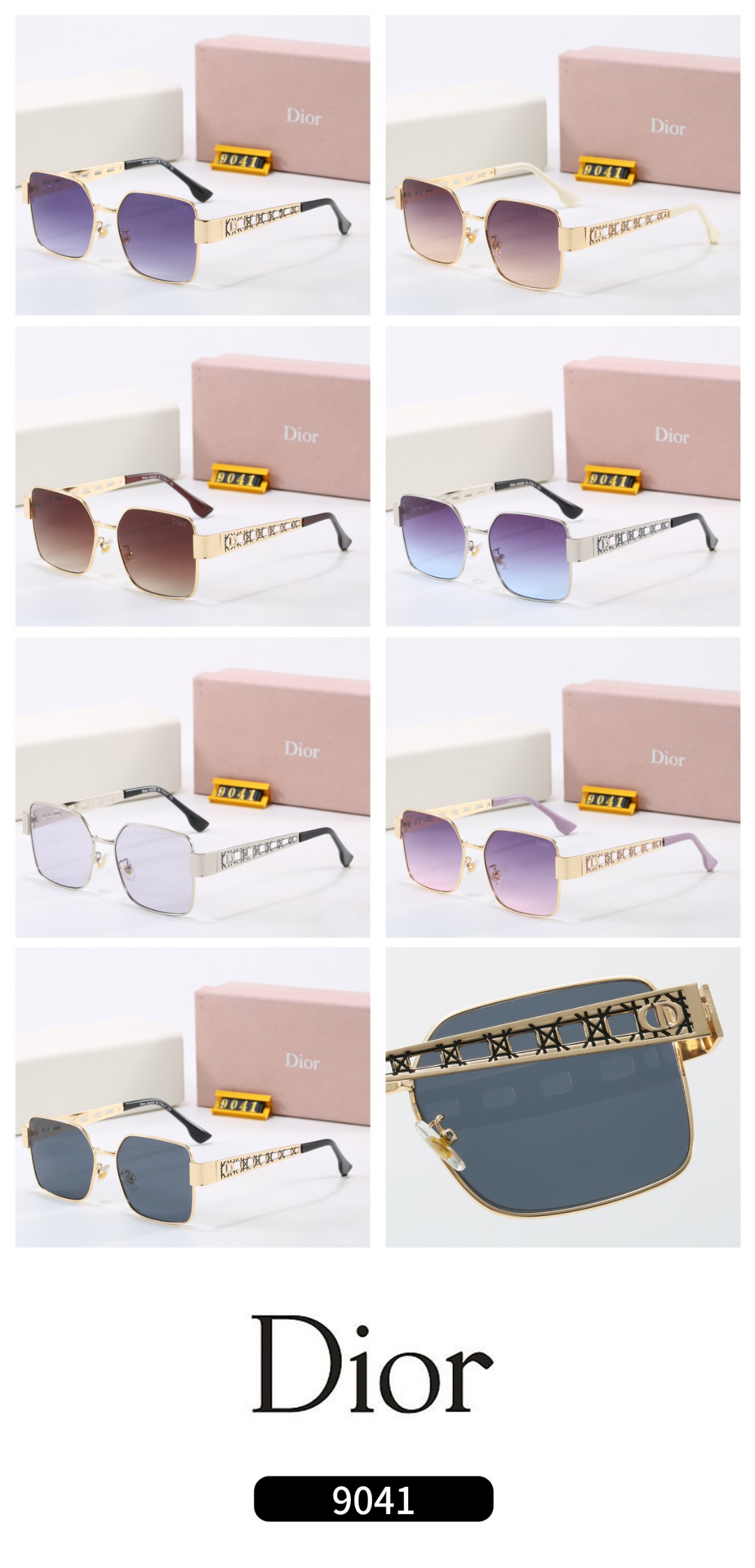 [TOP] Christian Dior Sunglasses - 7 Colors - 711 Luxury