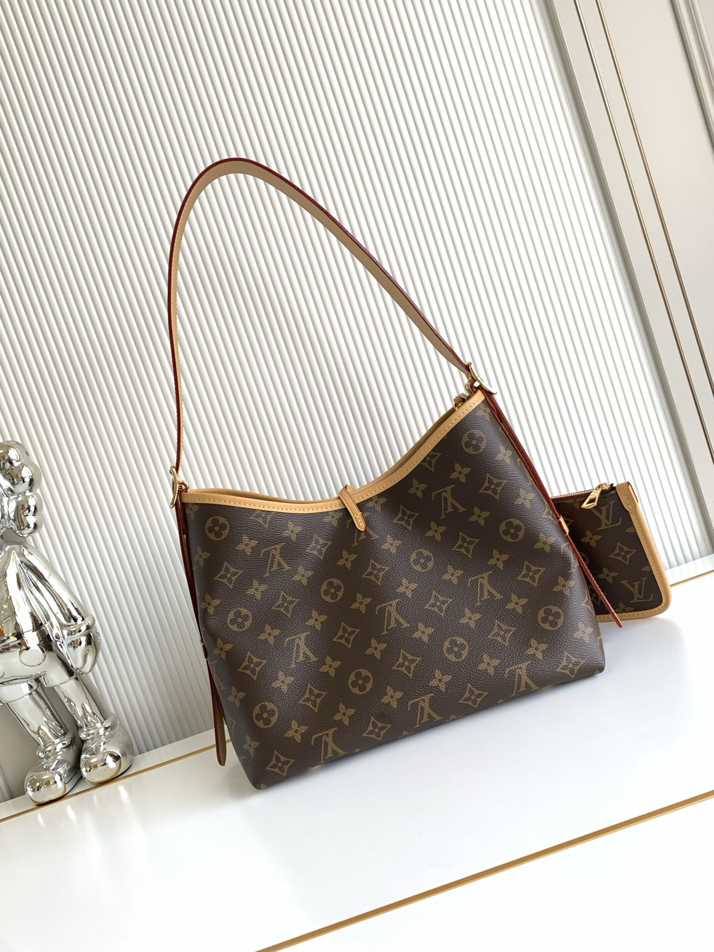 [TOP] Louis Vuitton LV CarryAll Handbag Monogram 29 x 24 x 12 cm - Brown