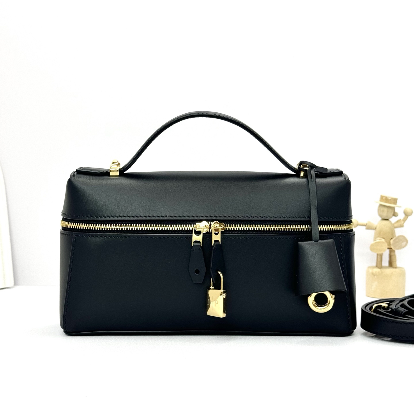 [TOP] Loro Piana Extra Bag L23 23 x 12 x 7cm - Black - 711 Luxury