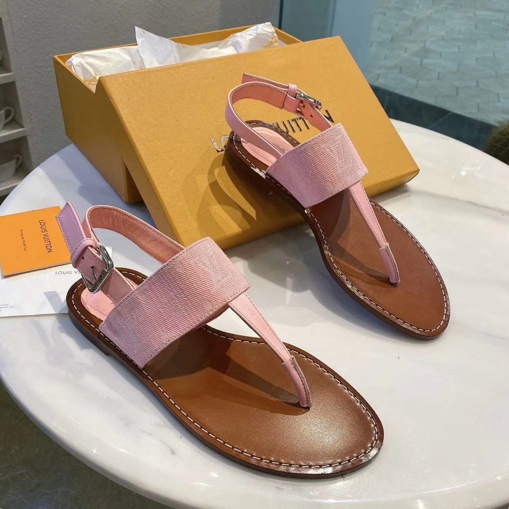 [TOP] Louis Vuitton LV Sandals - Brown - 711 Luxury