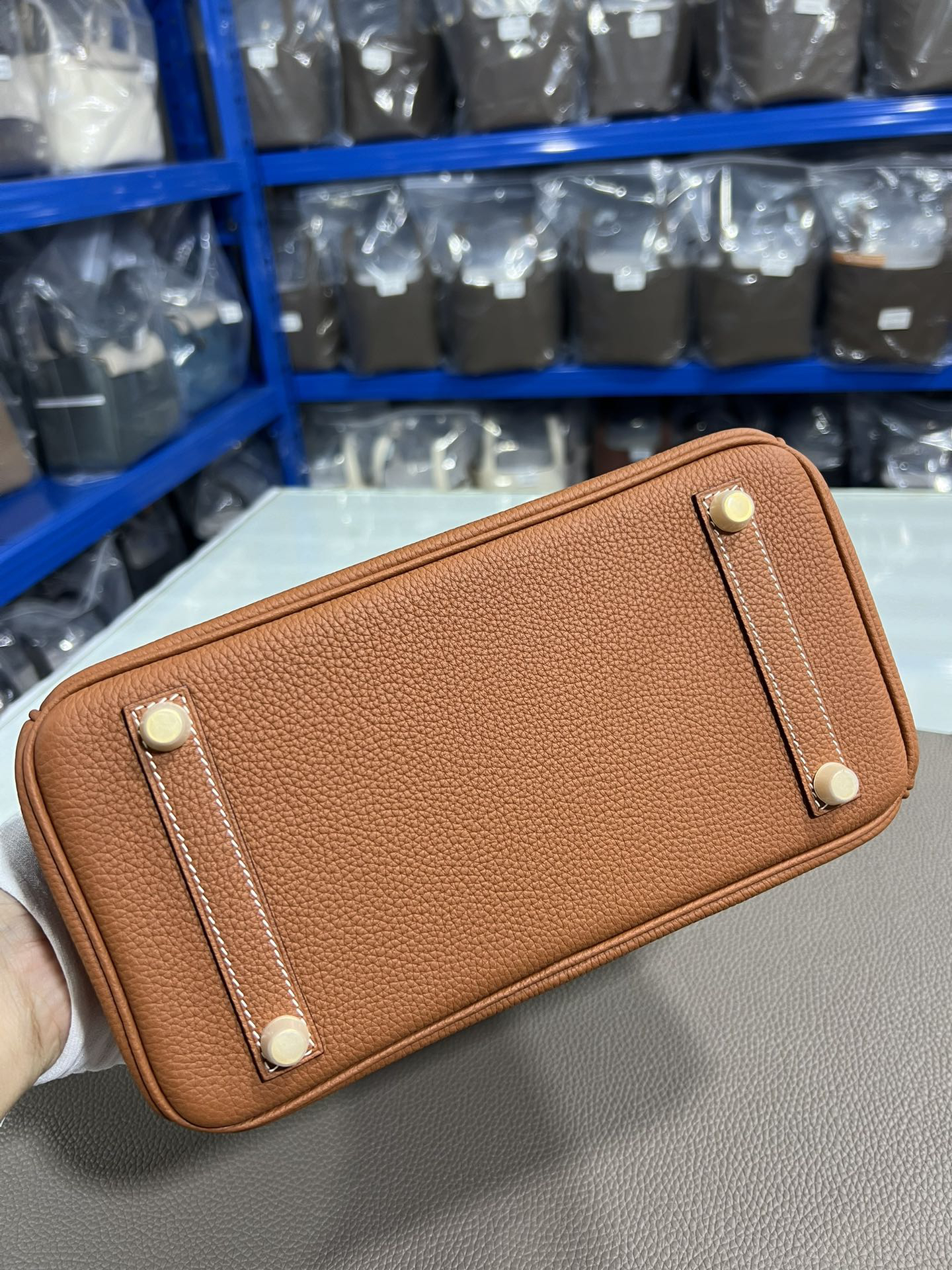 [TOP] HERMES Birkin Togo Leather 25cm - Gold & GHW