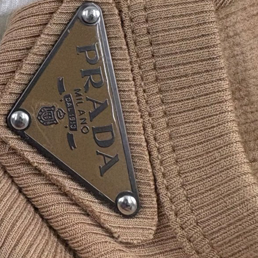 Prada Cashmere Knitted Ribbed Vest #386358