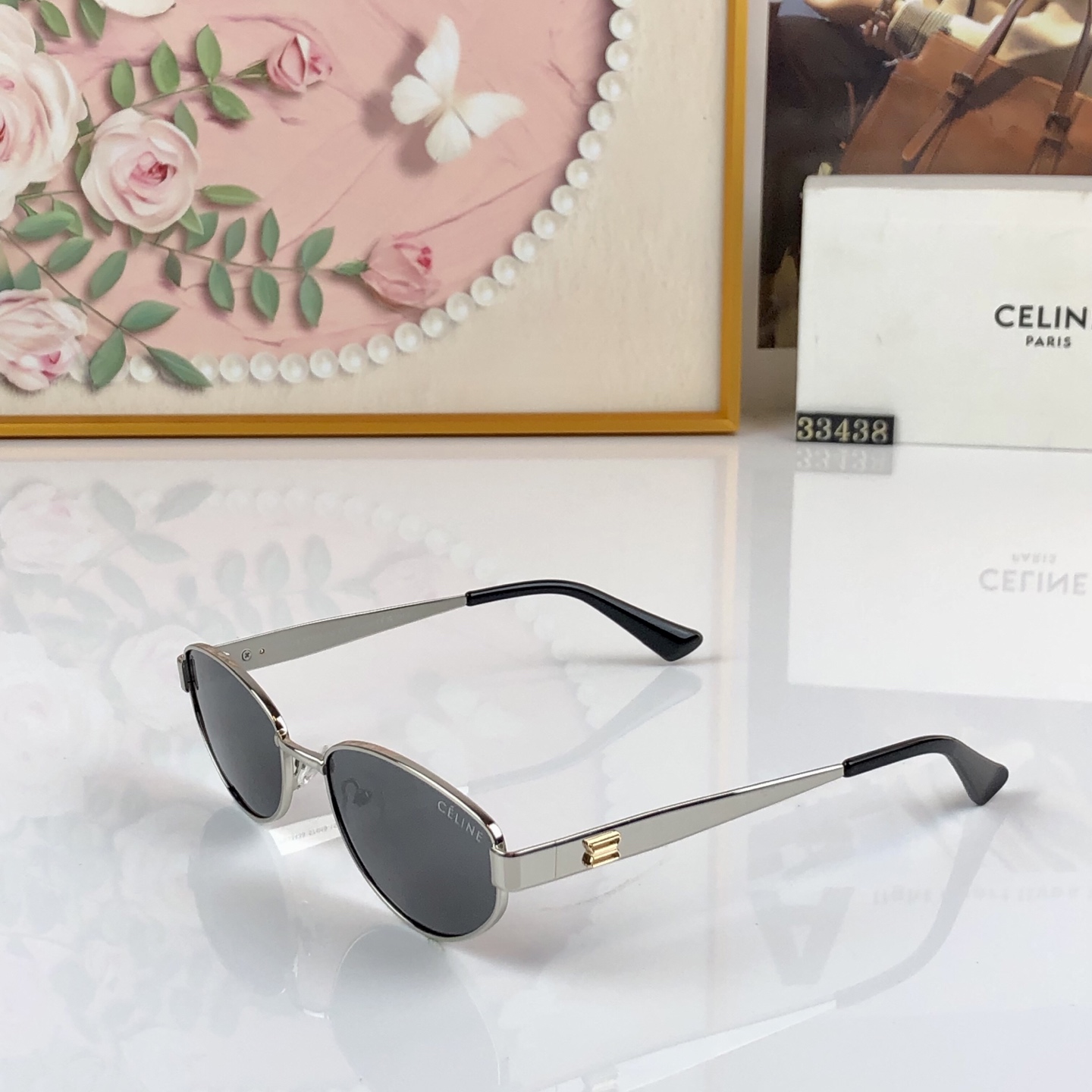 [TOP] CELINE Sunglasses - Sliver - 711 Luxury