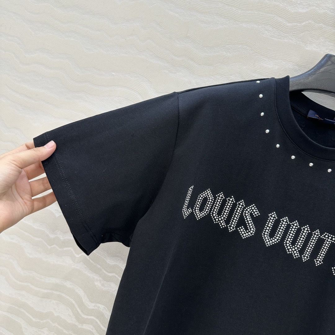 [TOP] Louis Vuitton LV T-shirt - Black