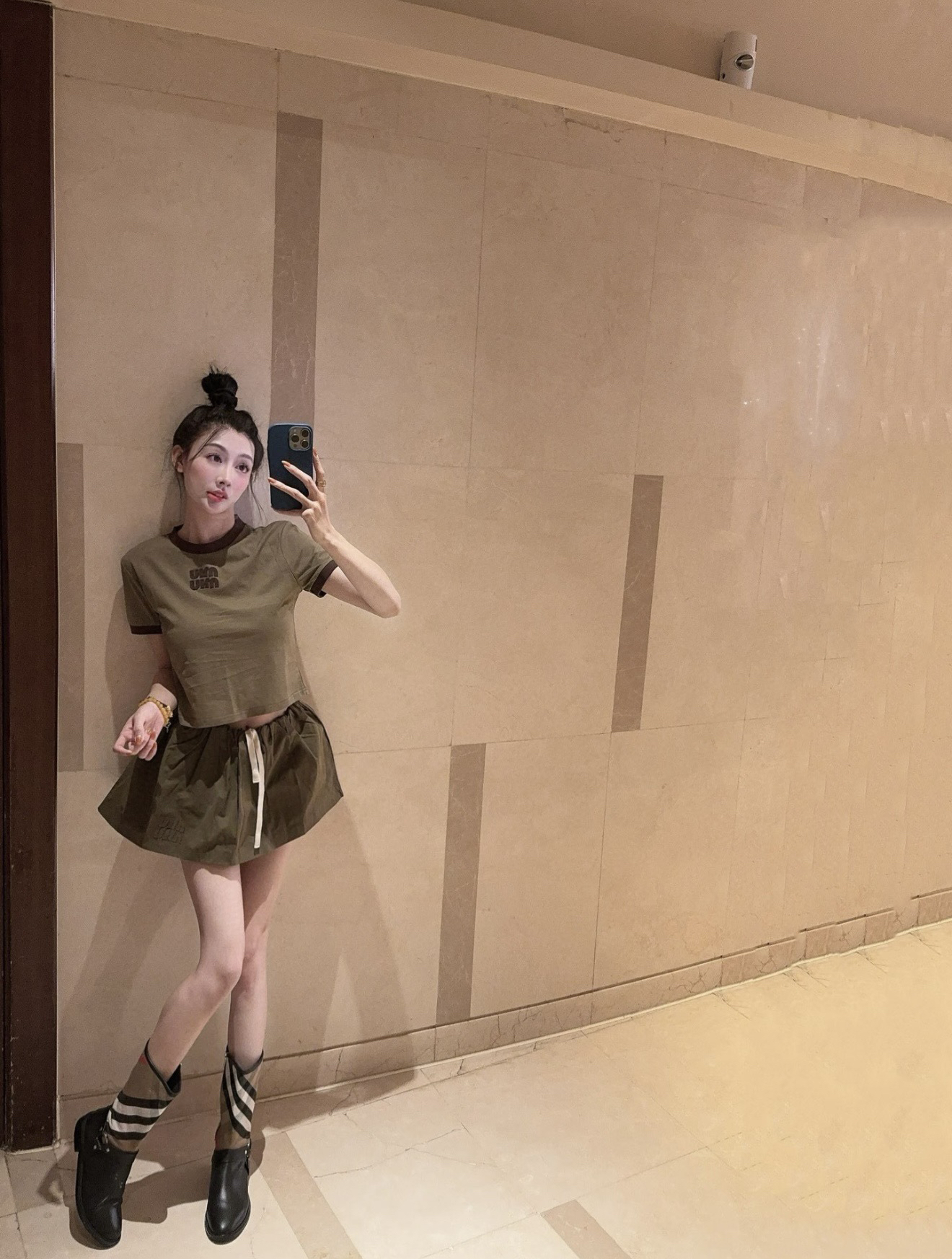 [TOP] Miu Miu  Suit - Green