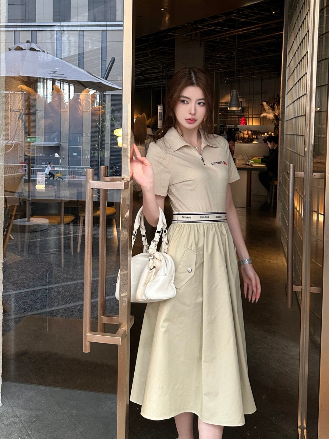 [TOP] Miu Miu  Dress -Beige