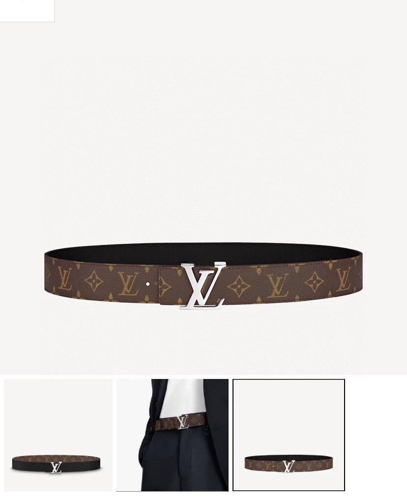 [TOP] Louis Vuitton LV Men's Belt 4 cm - Brown - 711 Luxury