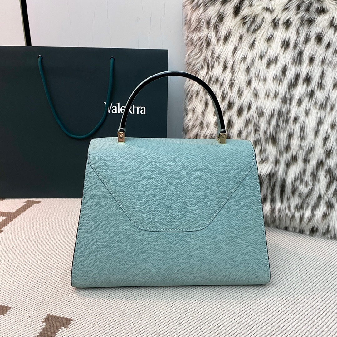 [TOP] VALEXTRA lside Bag 26x20x12cm - Blue - 711 Luxury