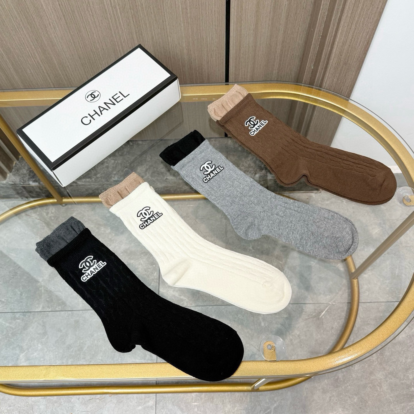 [TOP] CHANEL Socks - 4 Pieces as a Set - 711 Luxury