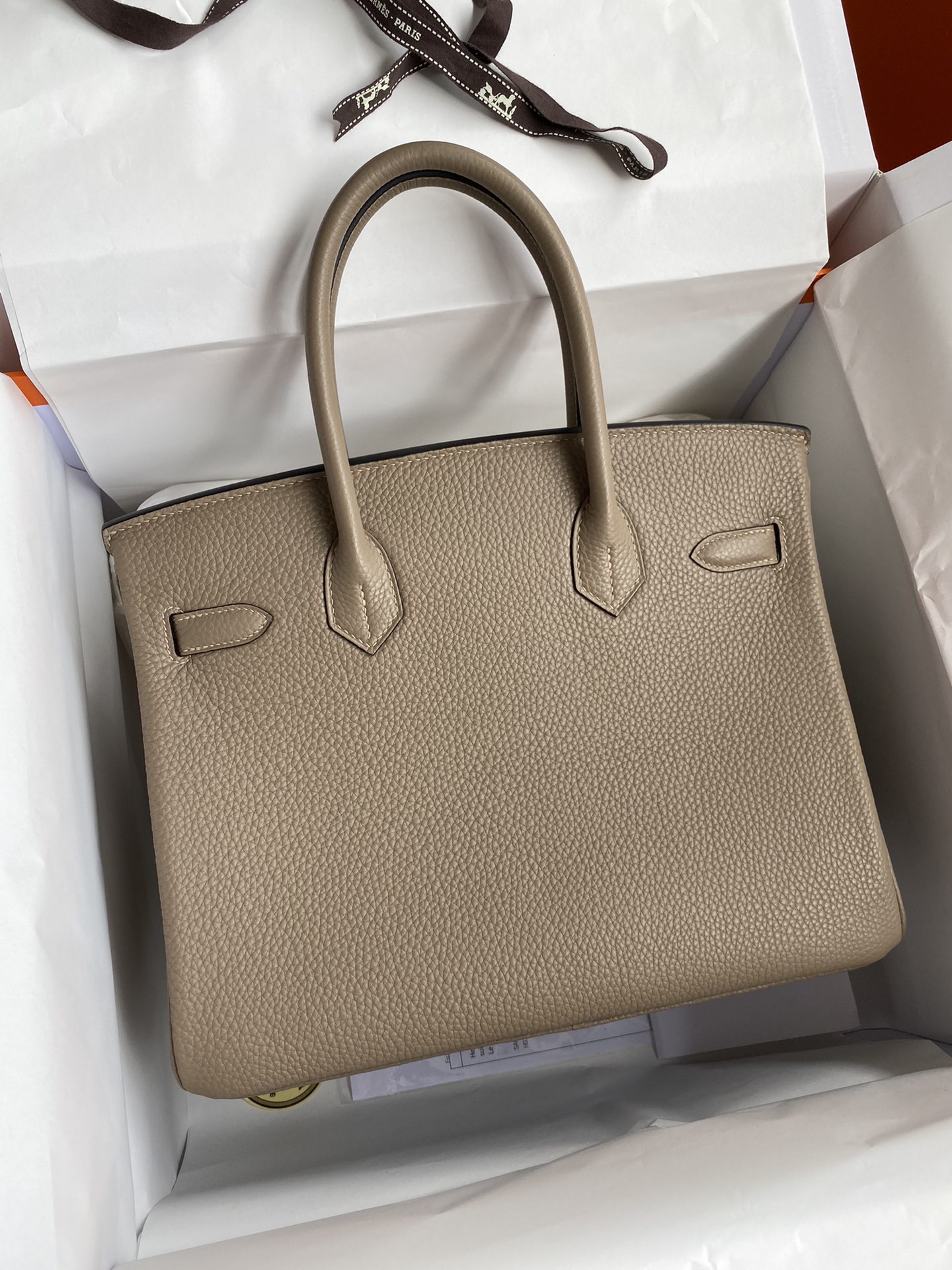 [TOP] HERMES Birkin Togo Leather 30cm - Gris Tourterelle & GHW - 711 Luxury