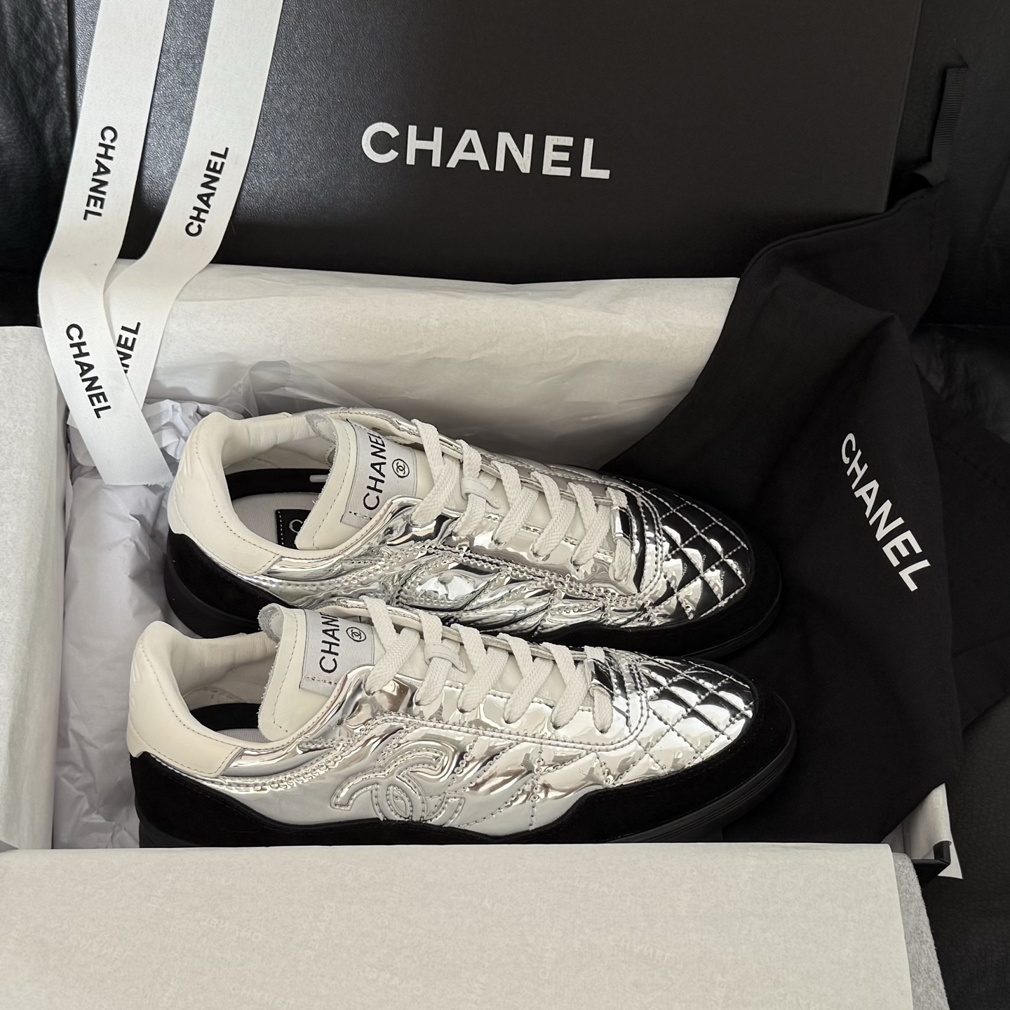 [TOP] CHANEL Sneakers - Sliver - 711 Luxury