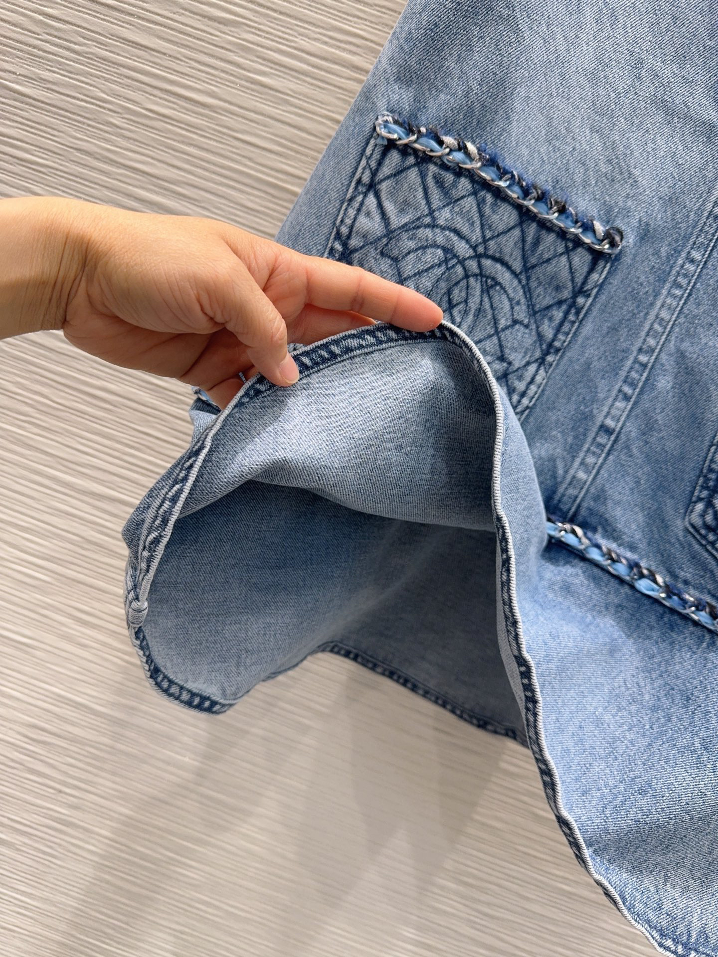 [TOP] CHANEL Denim Dress - Blue