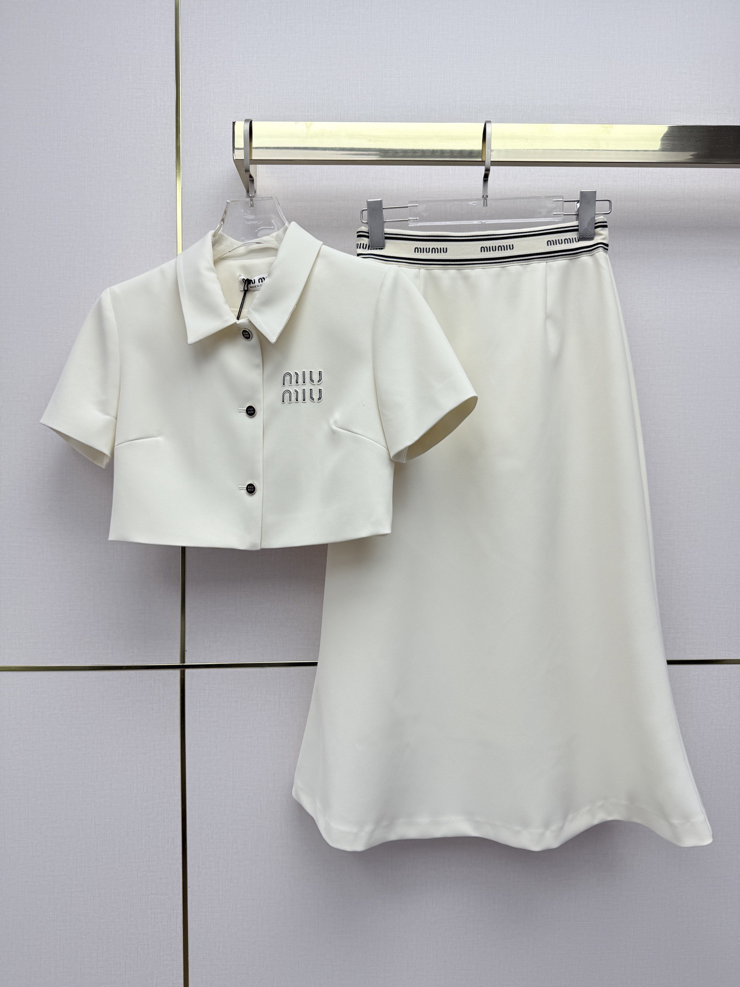 [TOP] Miu Miu  Suit - Beige