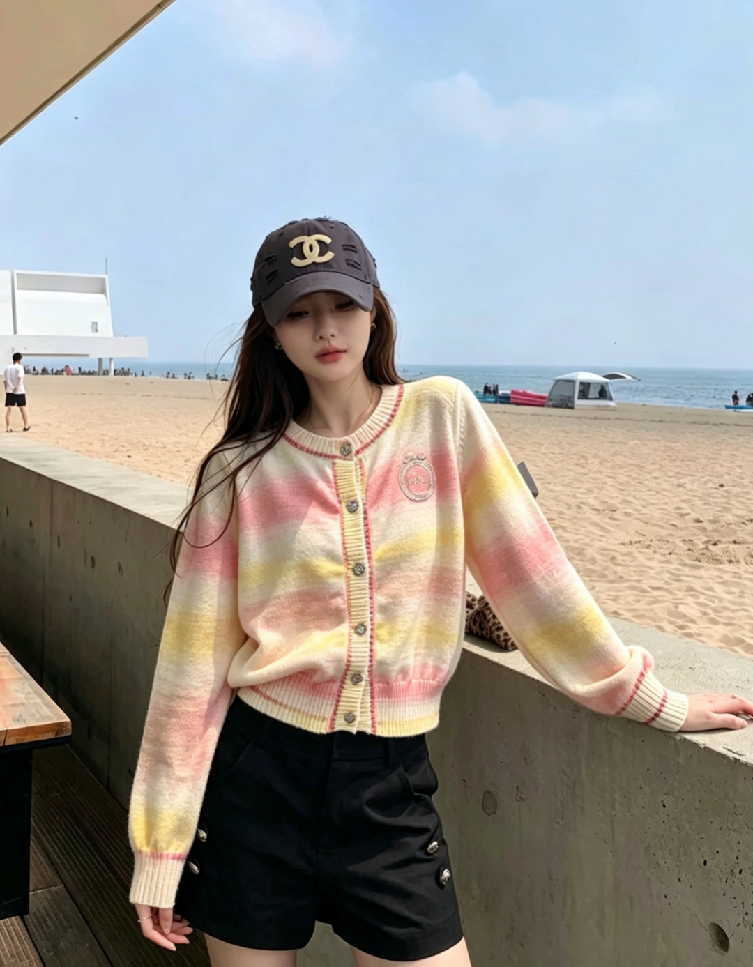 [TOP] Christian Dior Knit Cardigan - Khaki - 711 Luxury
