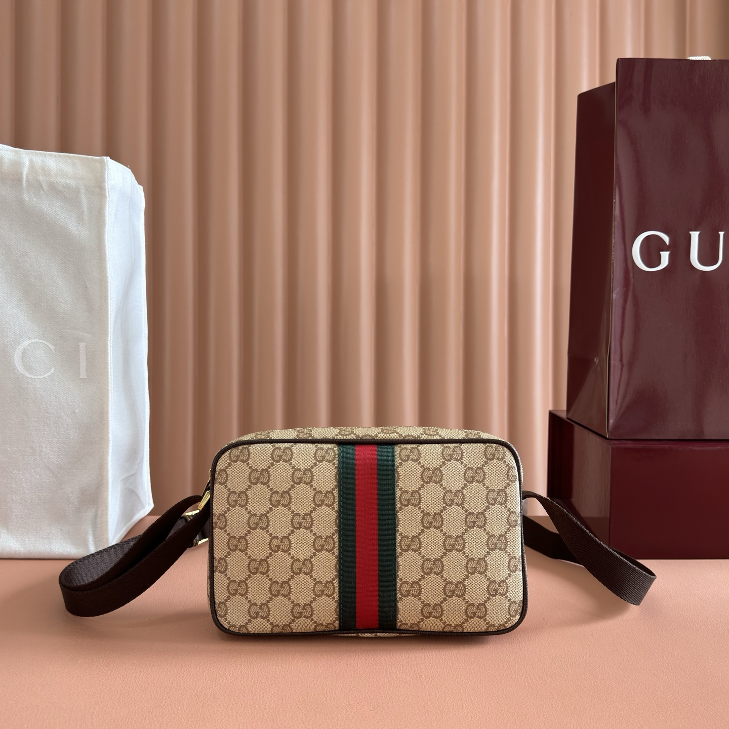 [TOP] GUCCI Generation Bag 21.5 x 14 x 5 cm - Brown - 711 Luxury