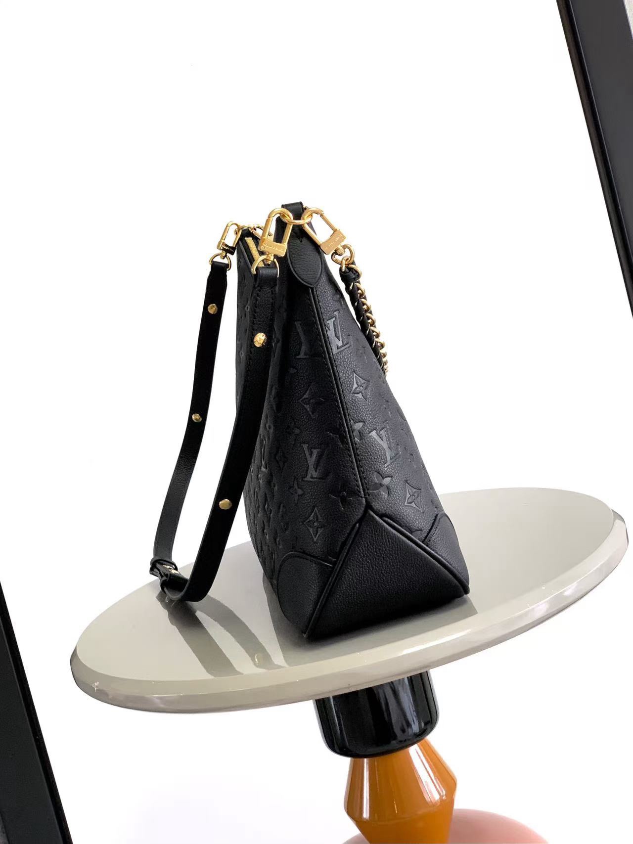 [TOP] Louis Vuitton LV Boulogne Bag GM 40x29x15cm - Black - 711 Luxury