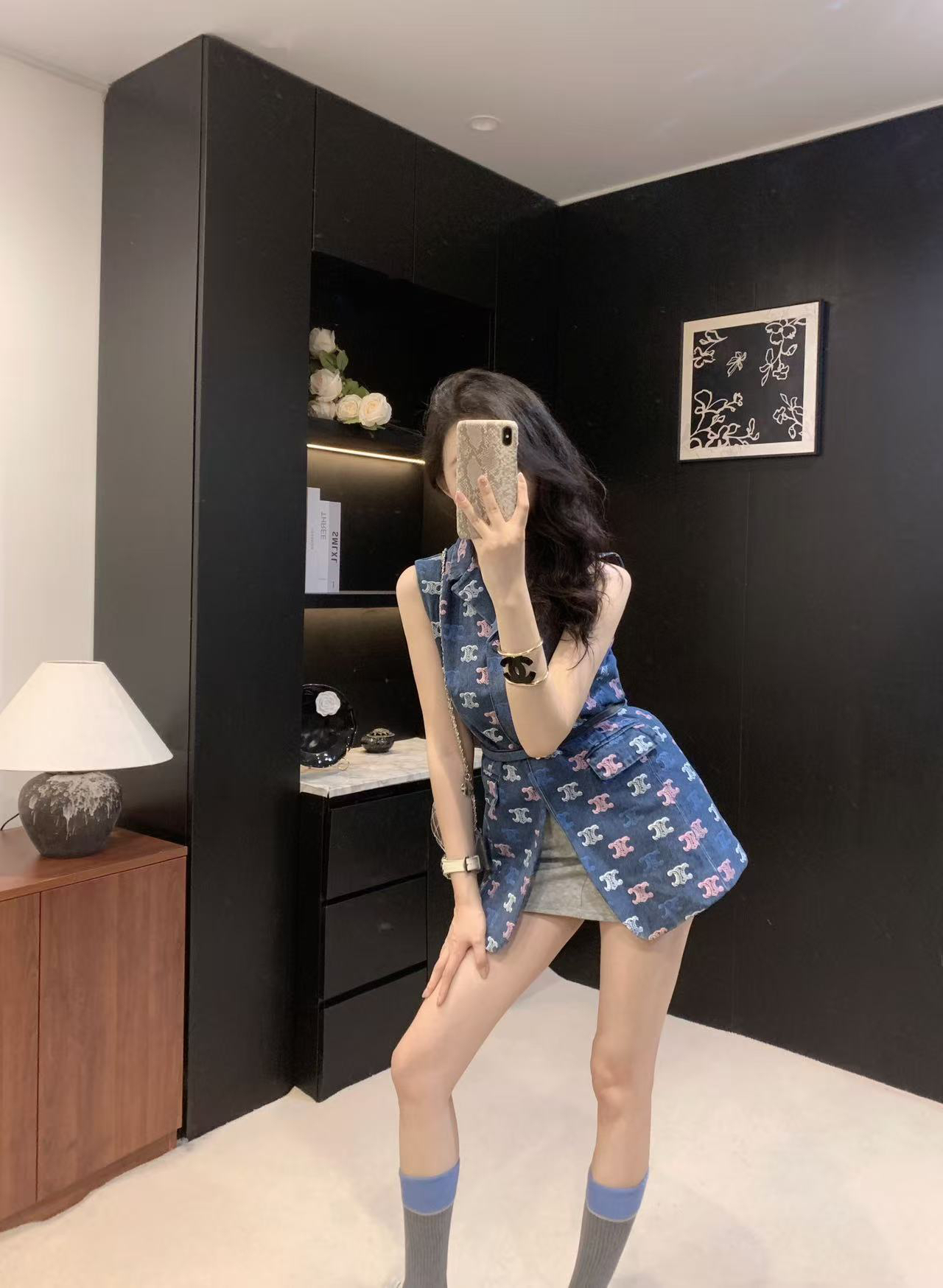 [TOP] CELINE Vest Jakcet -Blue