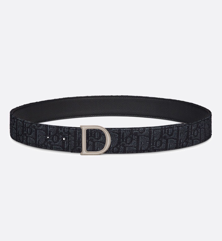 [TOP] Christian Dior Men's Belt Cowhide 35mm - Black - 711 Luxury