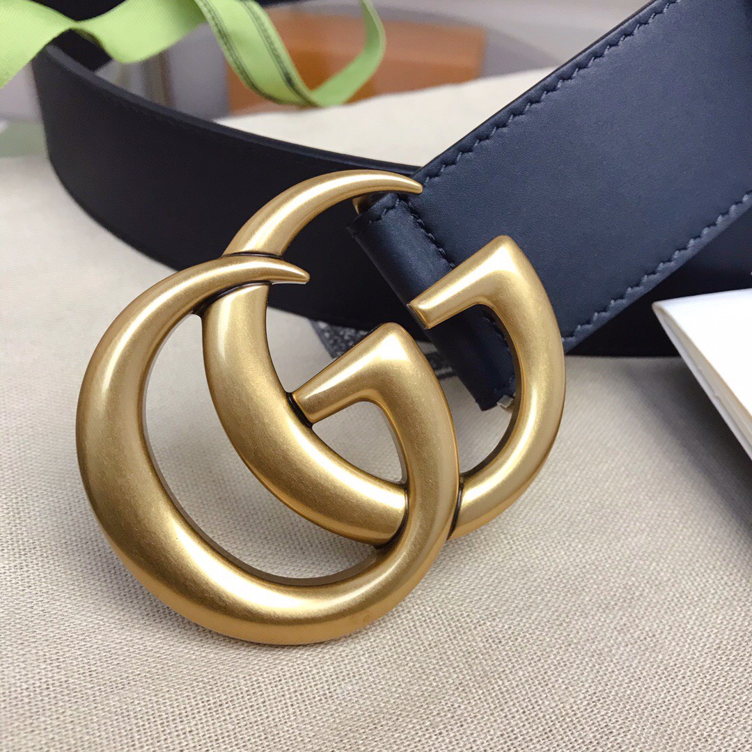 [TOP] GUCCI GG Belt 4.0cm - Black - 711 Luxury
