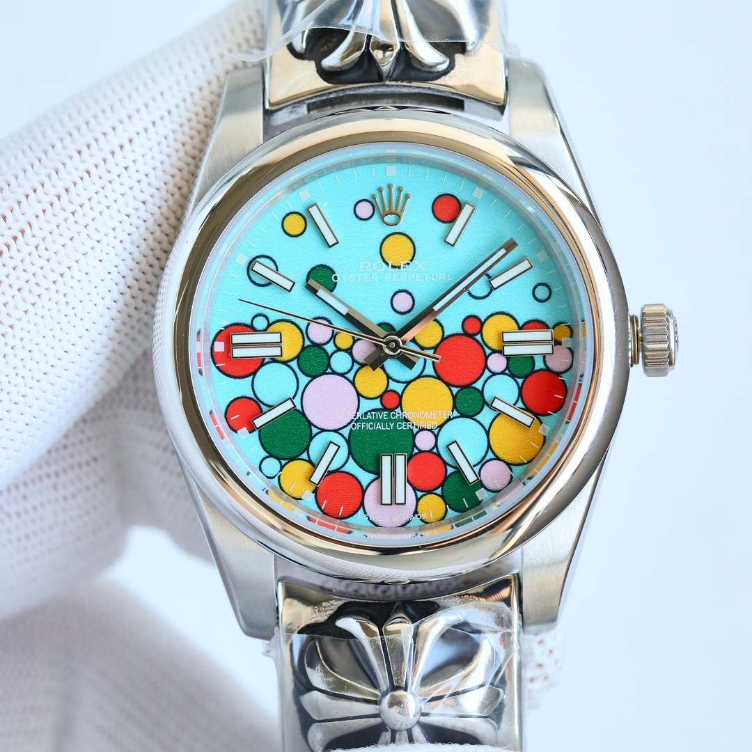 [TOP] ROLEX Men's Watch 41mm - Blue