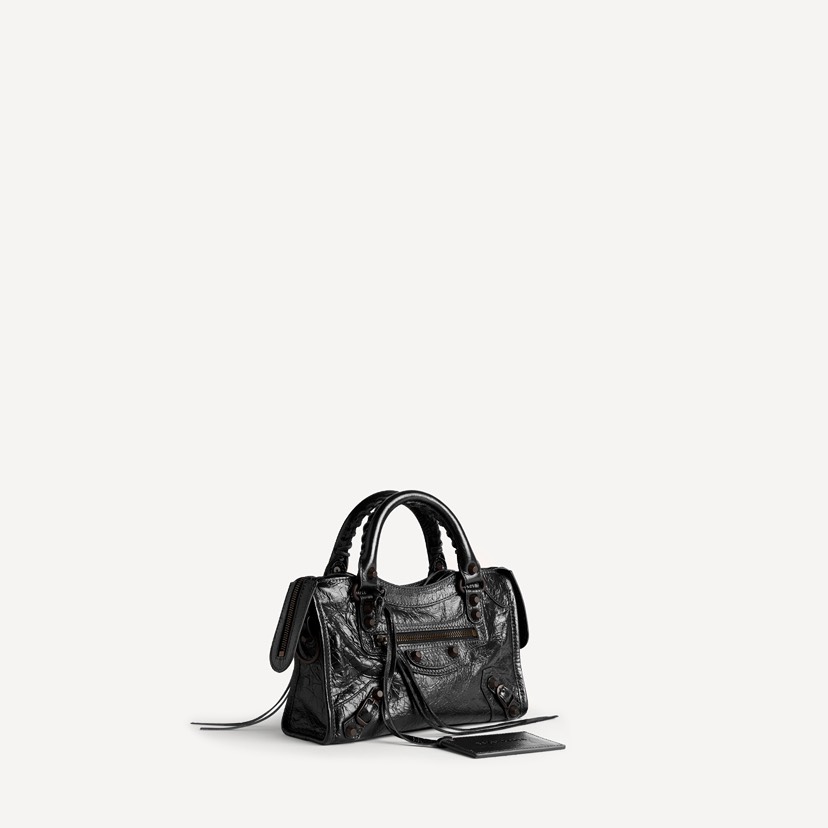[TOP] BALENCIAGA Le City Bag 24x16x9cm - Black - 711 Luxury