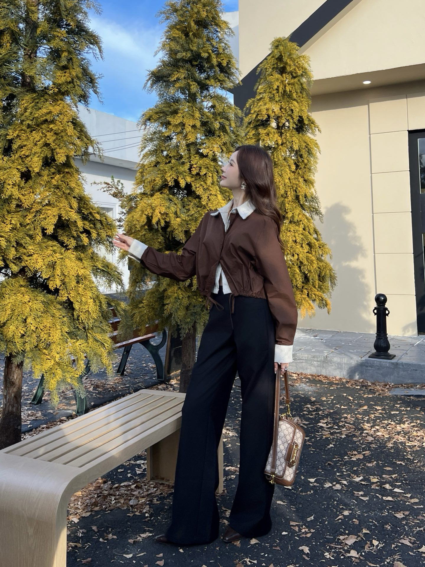 [TOP] GUCCI Shirt - Brown