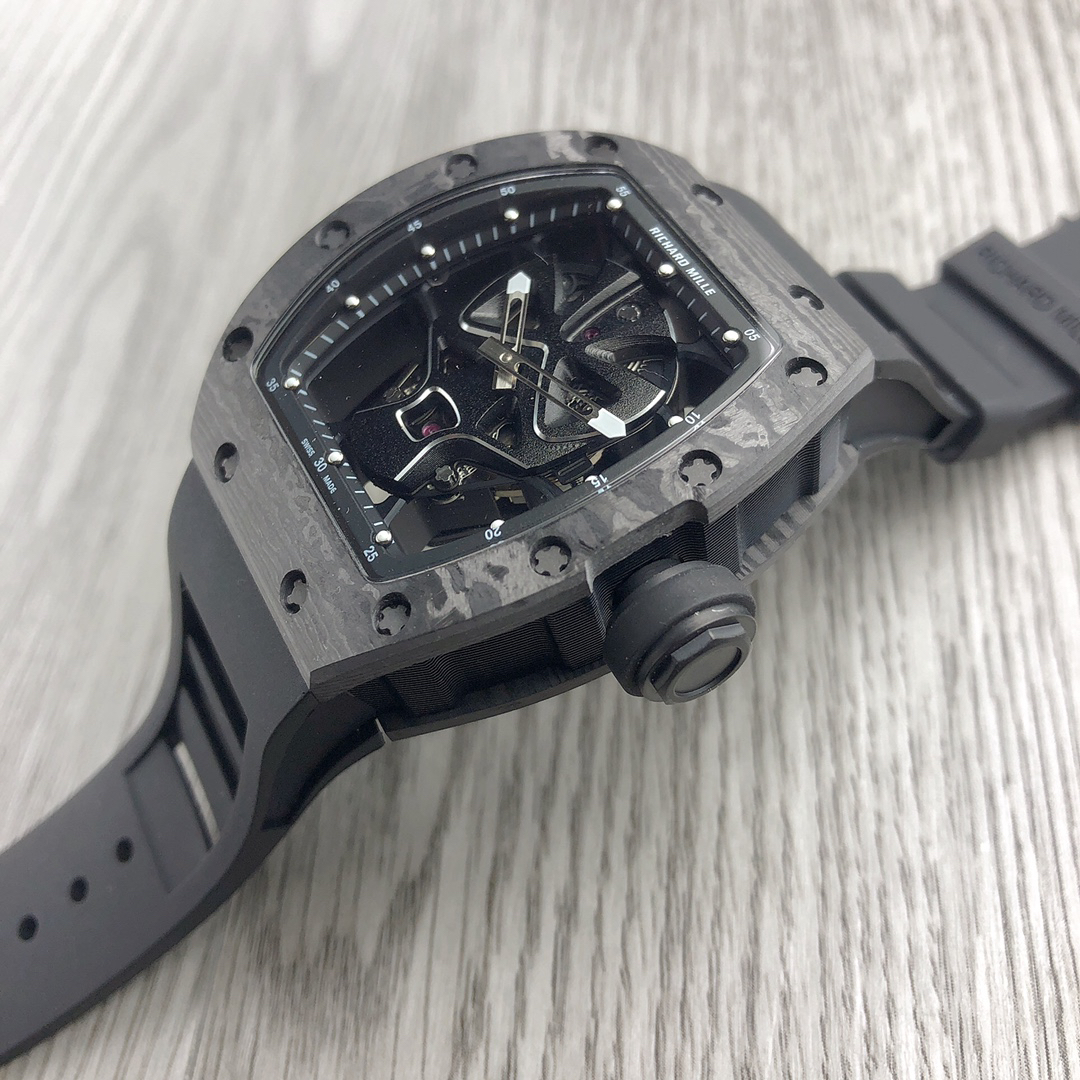 [TOP] Richard Mille RM052 Watch 43x51x17mm - Black - 711 Luxury