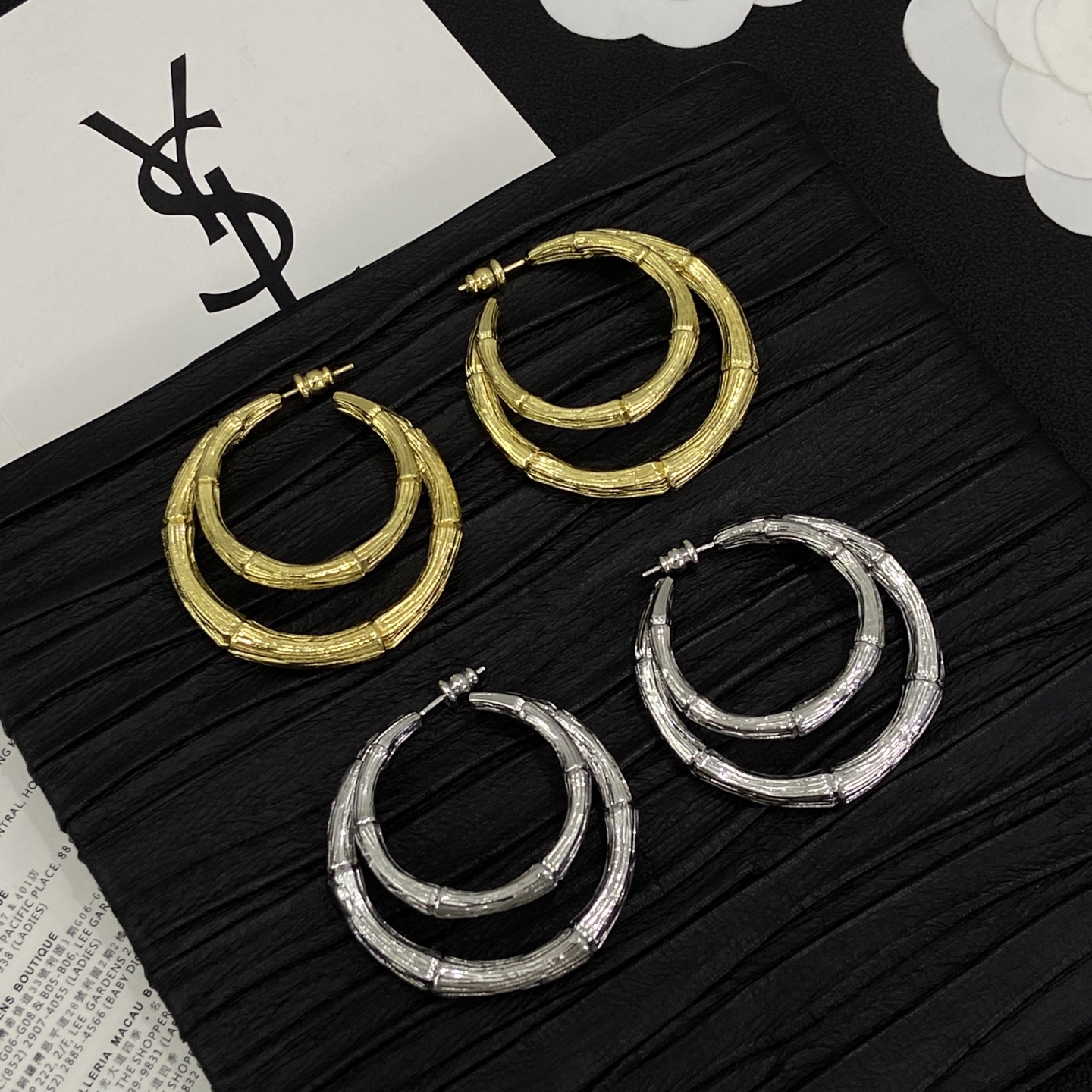 [TOP] Yves Saint Laurent YSL Earrings - 2 Color - 711 Luxury