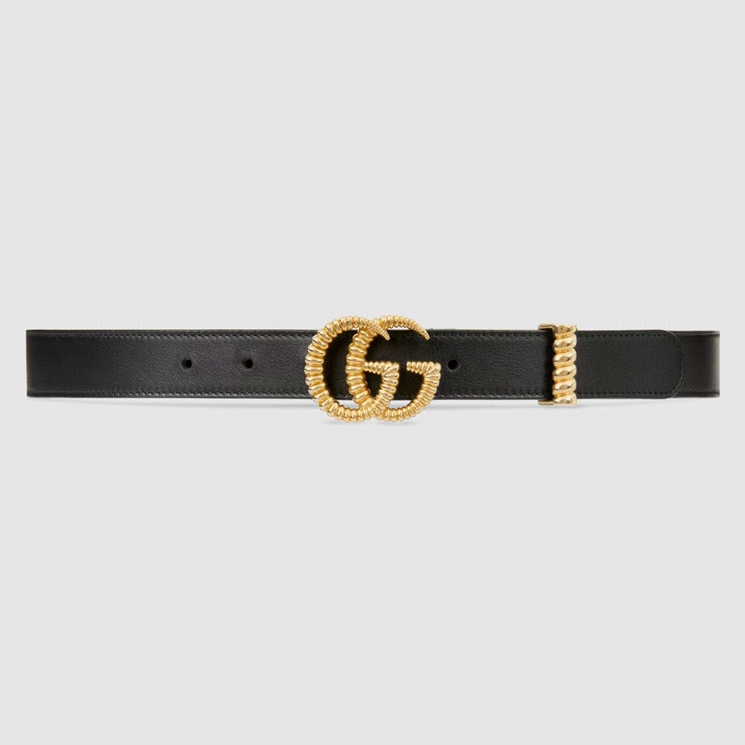 [TOP] GUCCI Belt 3cm - Black - 711 Luxury