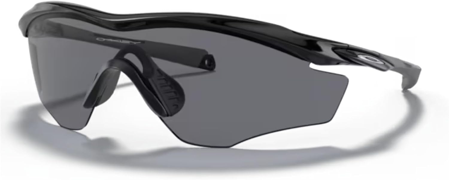 OAKLEY M2 Frame XL OO9343 Shield Sunglasses for Men+ Bundle Accessory Leash Kit, Microfiber Pouch