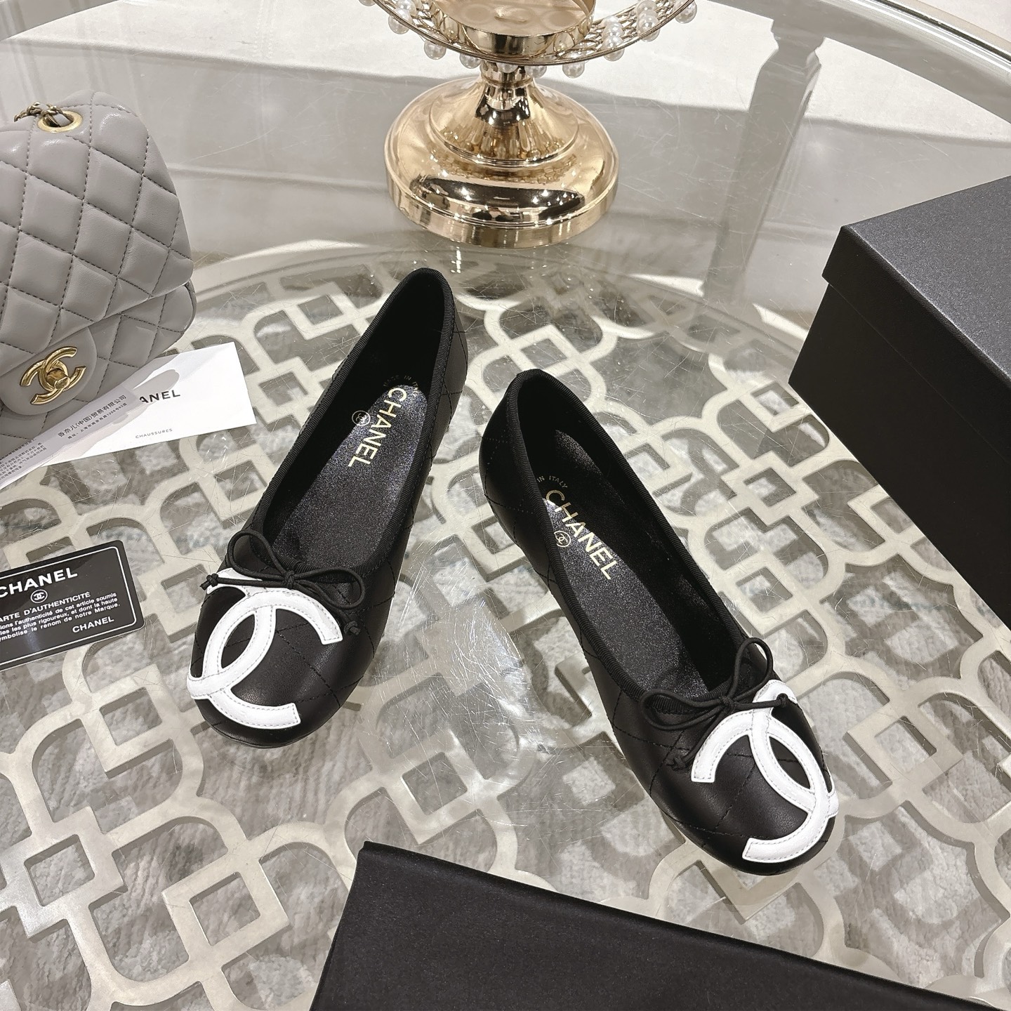 [TOP] CHANEL Flats - Black - 711 Luxury