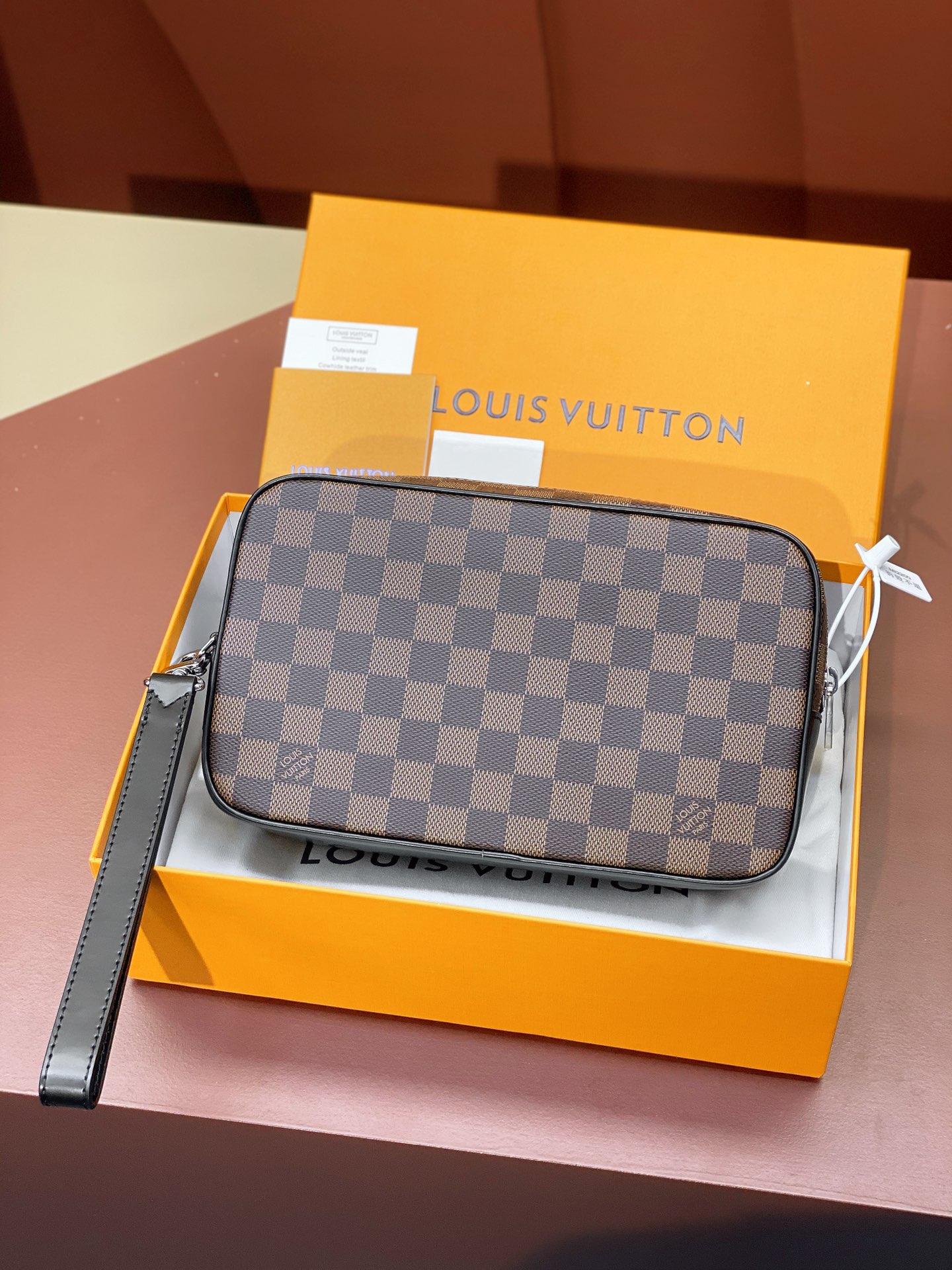 [TOP] Louis Vuitton LV Kasai Bag 25x15.5x6.5cm Damier Ebene - 4 Color