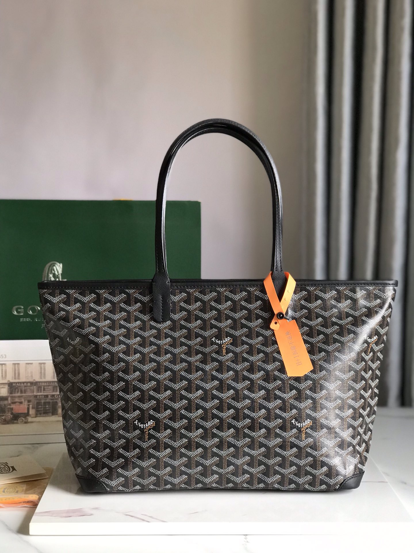 [TOP] Goyard Artois Bag 41-30x23.5x13cm - Black - 711 Luxury