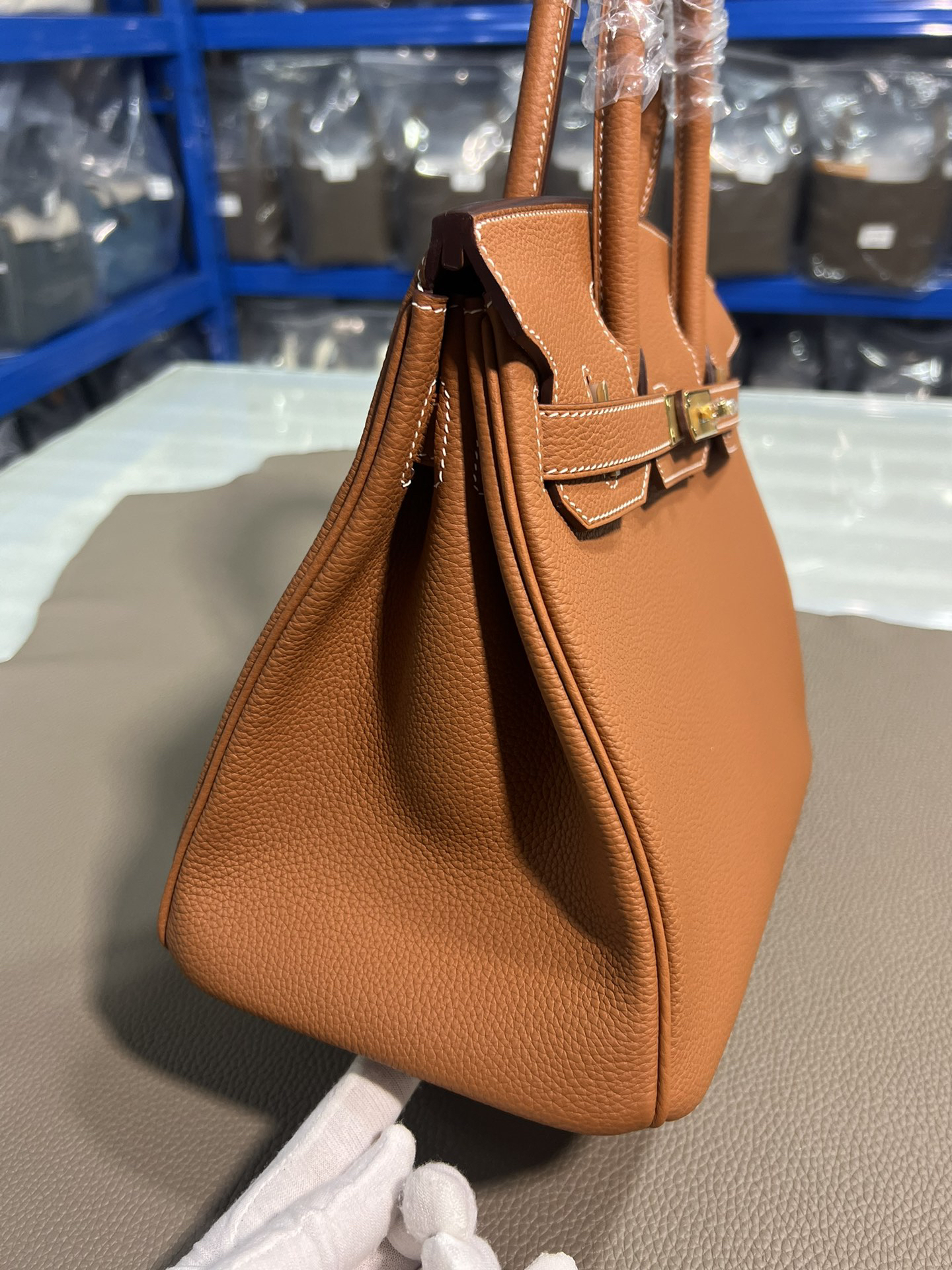 [TOP] HERMES Birkin Togo Leather 30cm - Gold & GHW