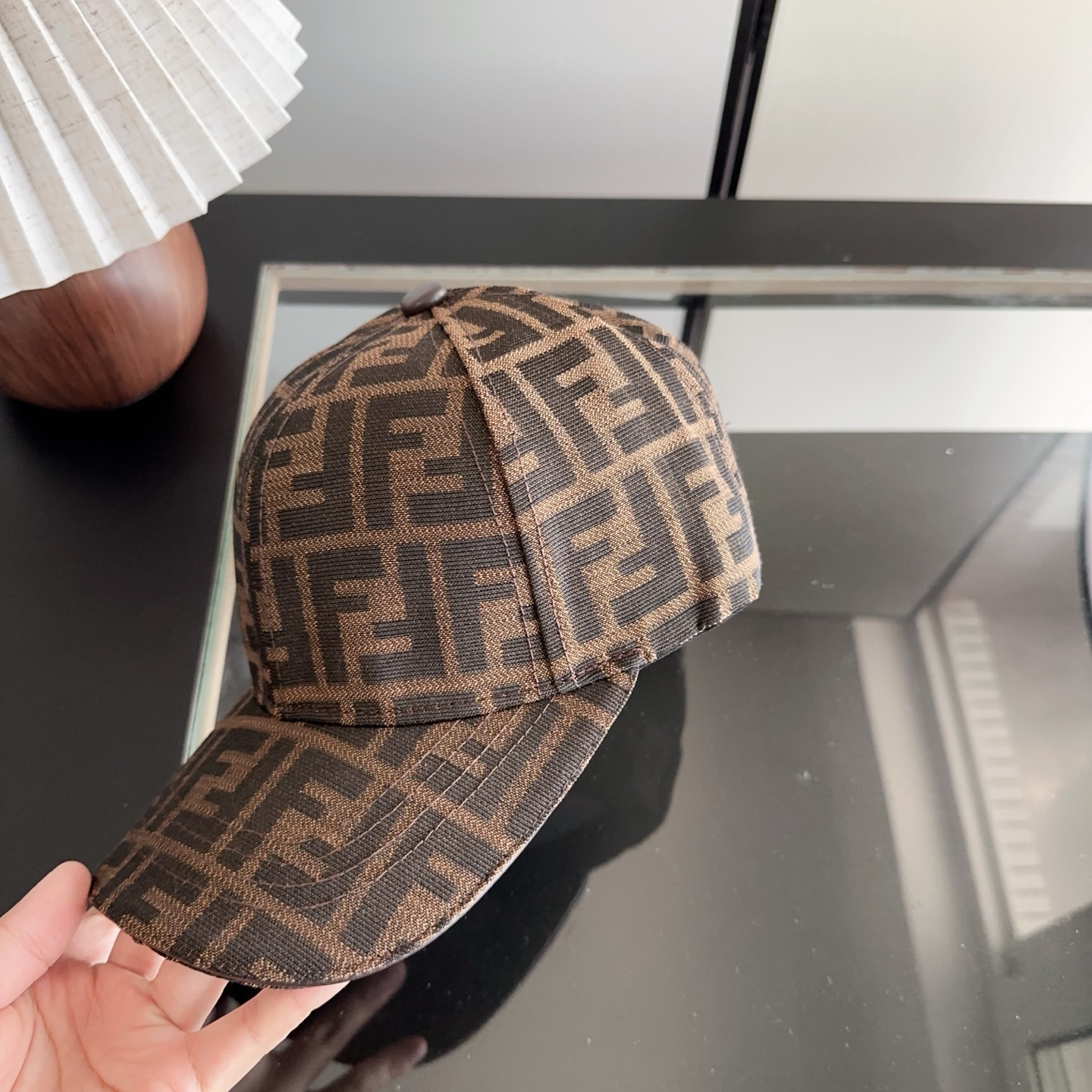 [TOP] FENDI Baseball Hat - Brown - 711 Luxury