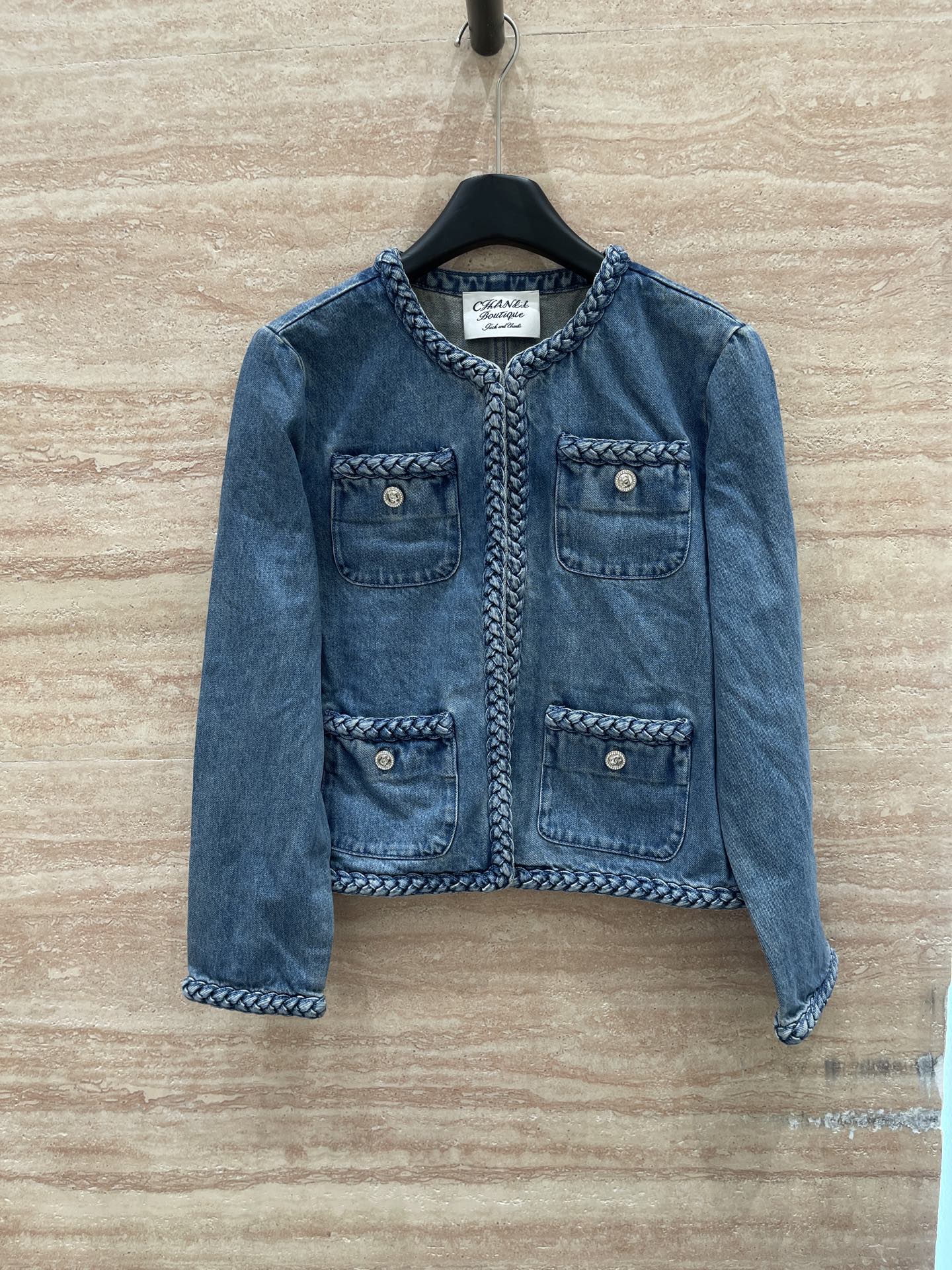 [TOP] CHANEL Denim Jacket - Blue - 711 Luxury