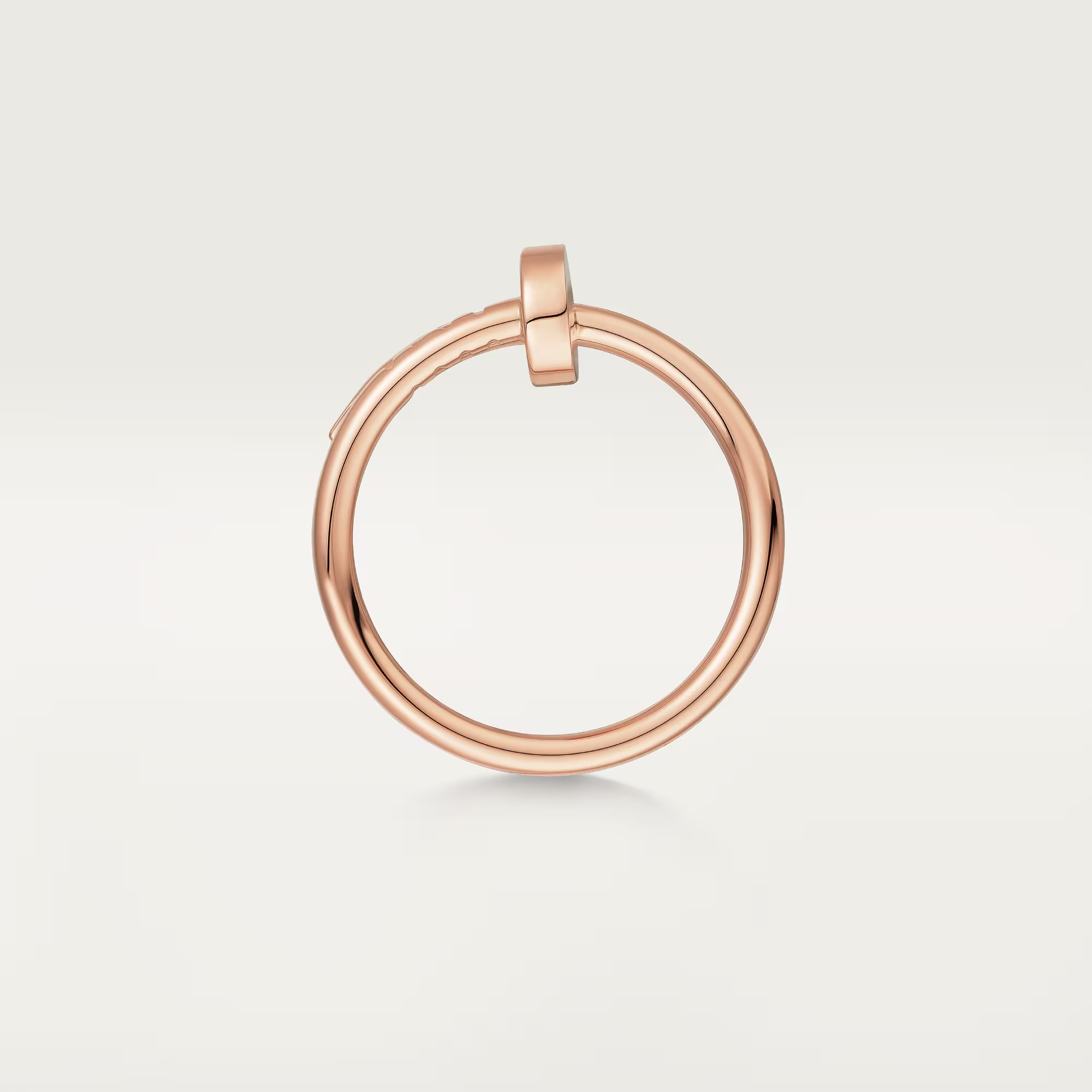 Carty Nails Solo Trace Ring ,Rose Gold ,Small Model