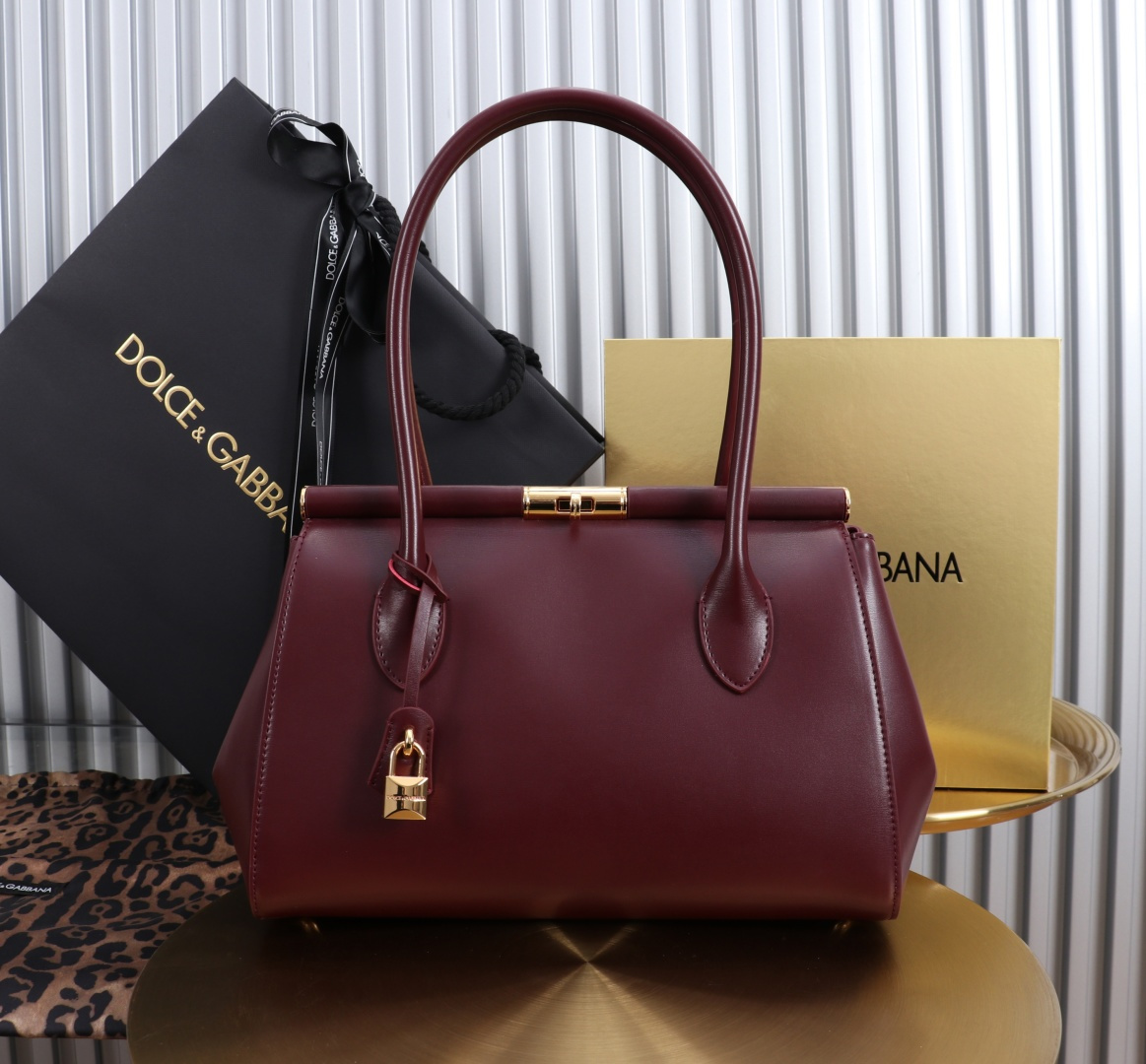 [TOP] Dolce & Gabbana D&G Marlene Bag 30x20.5x12cm - Dark Red