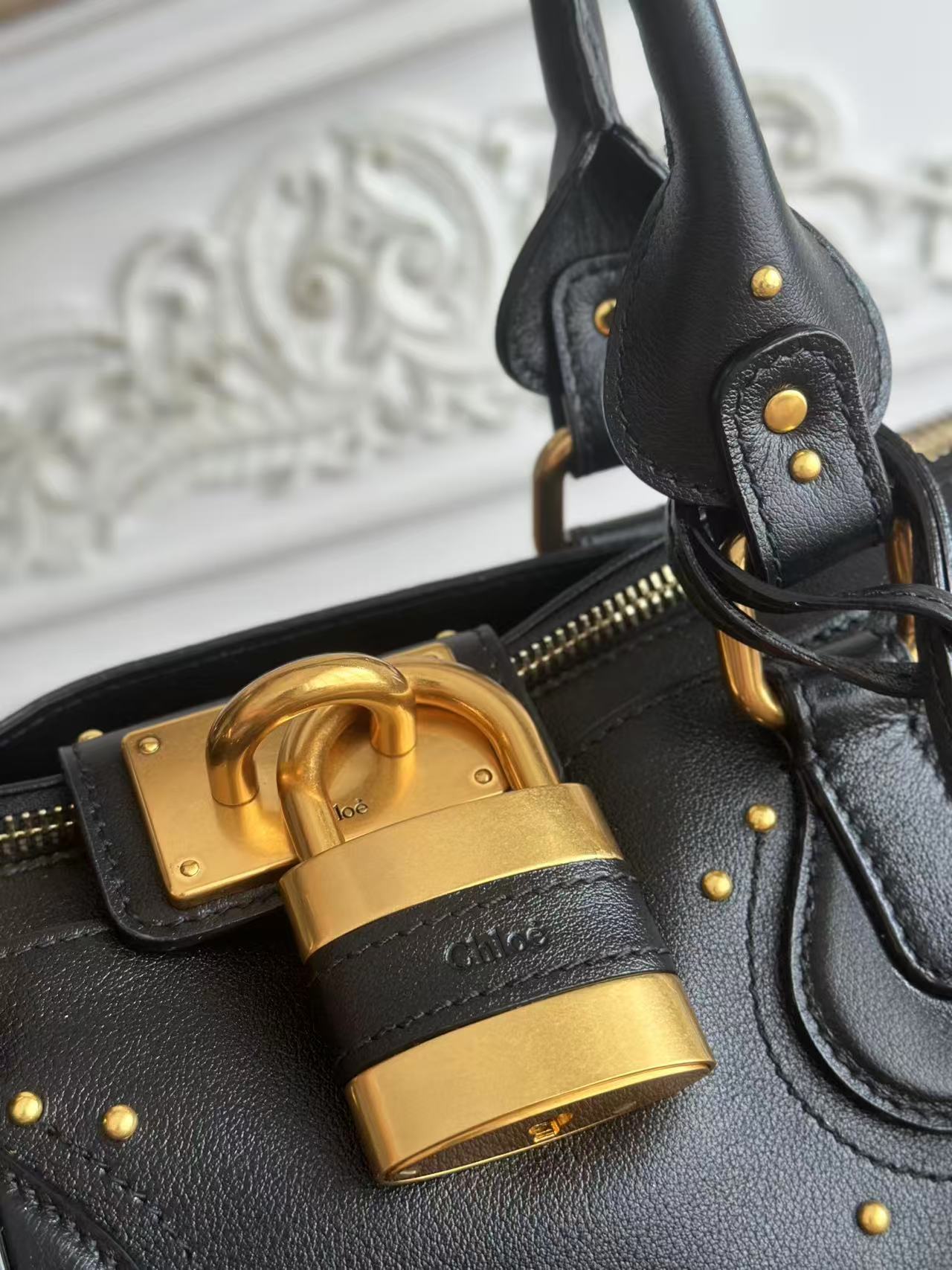 [TOP] Chloe Paddington Bag 36*18*15cm - Black - 711 Luxury