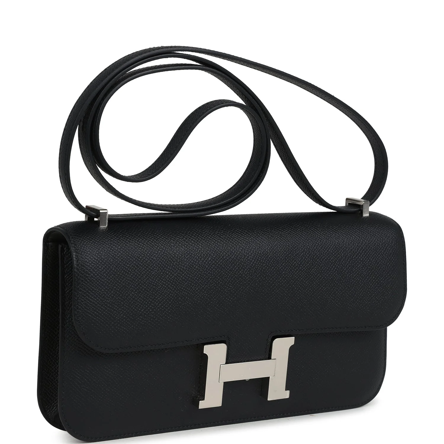 Hermes Constance Elan Black Epsom Palladium Hardware