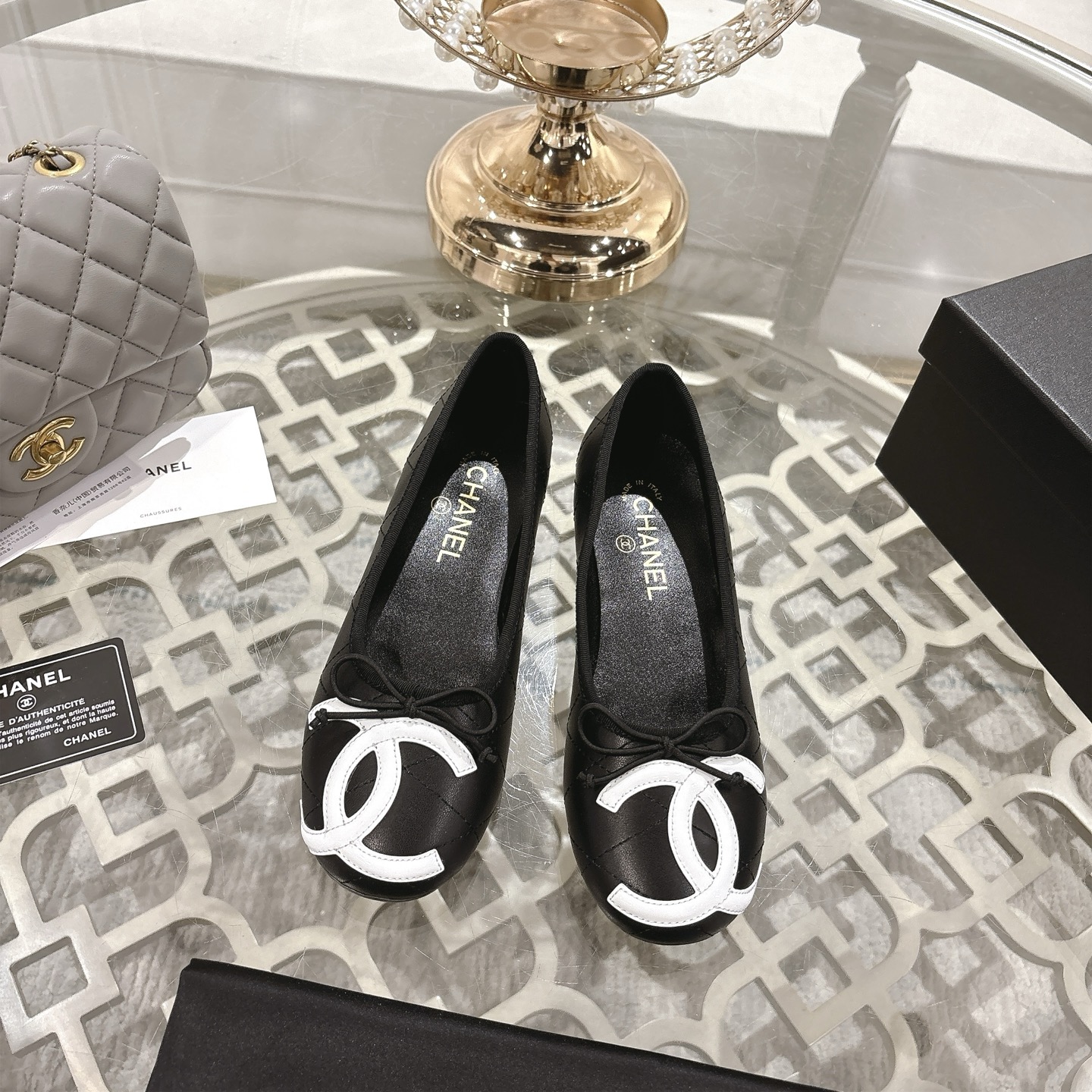 [TOP] CHANEL Flats - Black - 711 Luxury