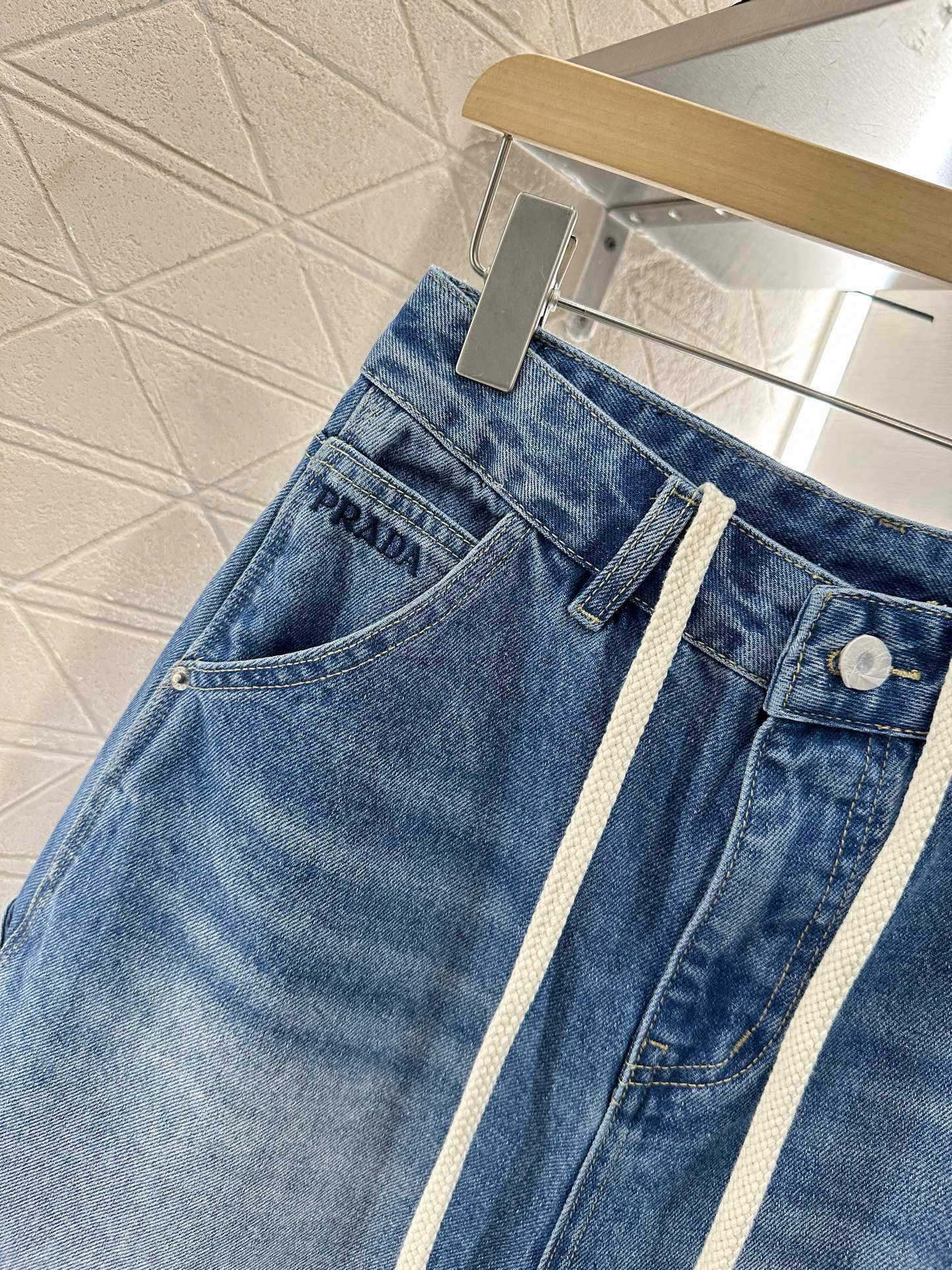 [TOP] PRADA Denim Shorts - Blue