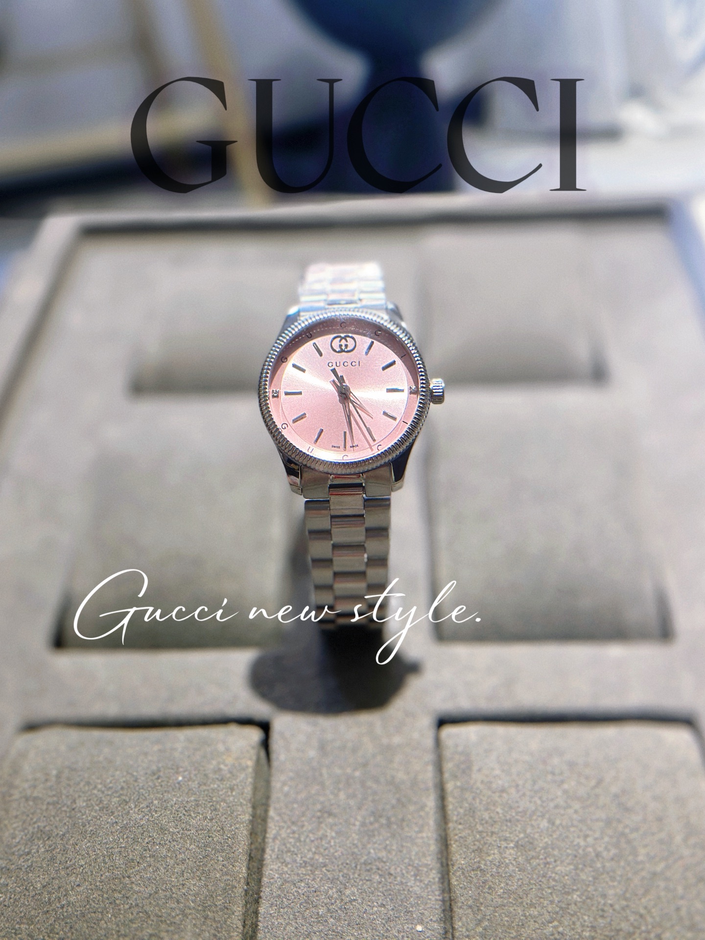 [TOP] GUCCI G-TIMELESS Watch 29mm - Silver and Pink - 711 Luxury