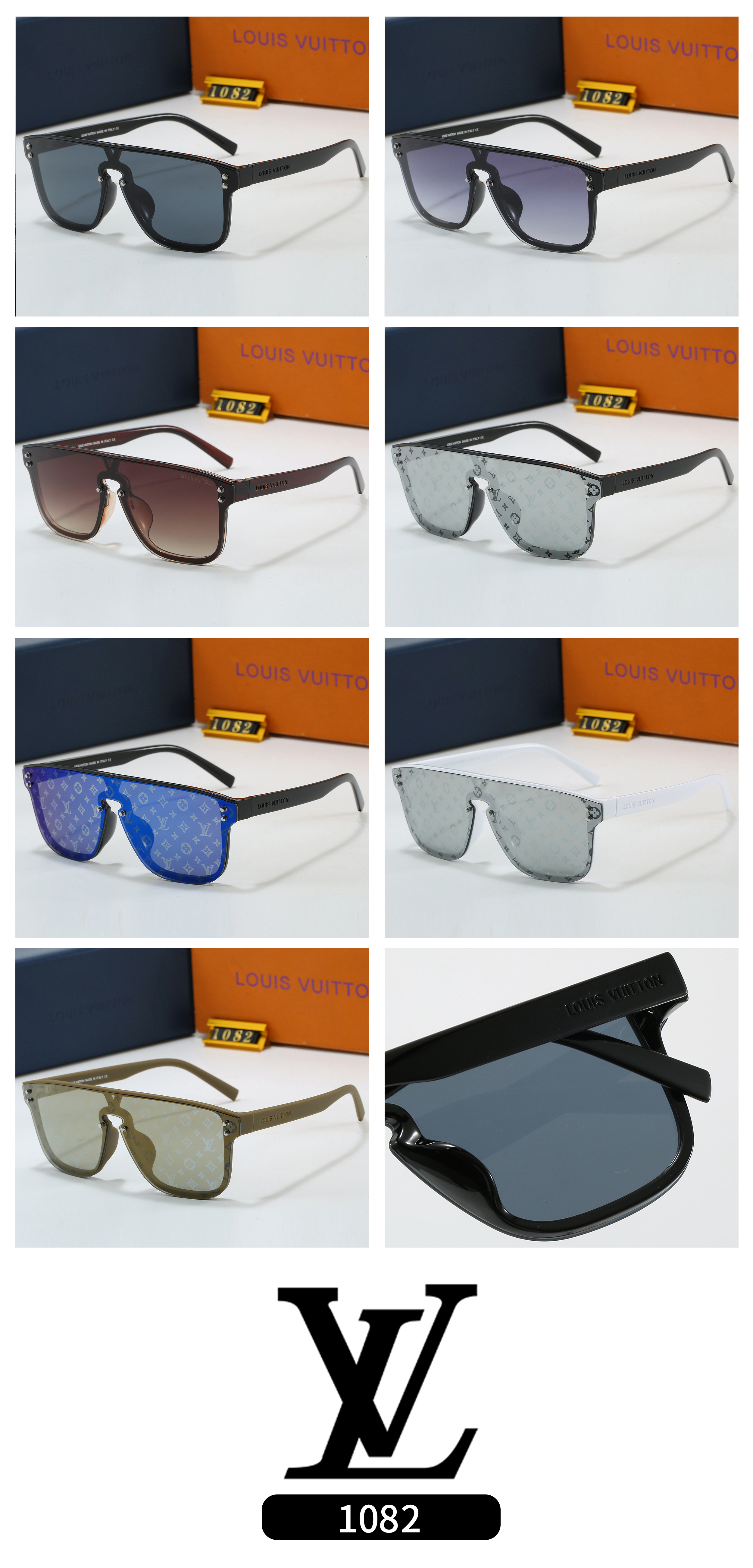 [TOP] Louis Vuitton LV Sunglasses - 7 Colors - 711 Luxury