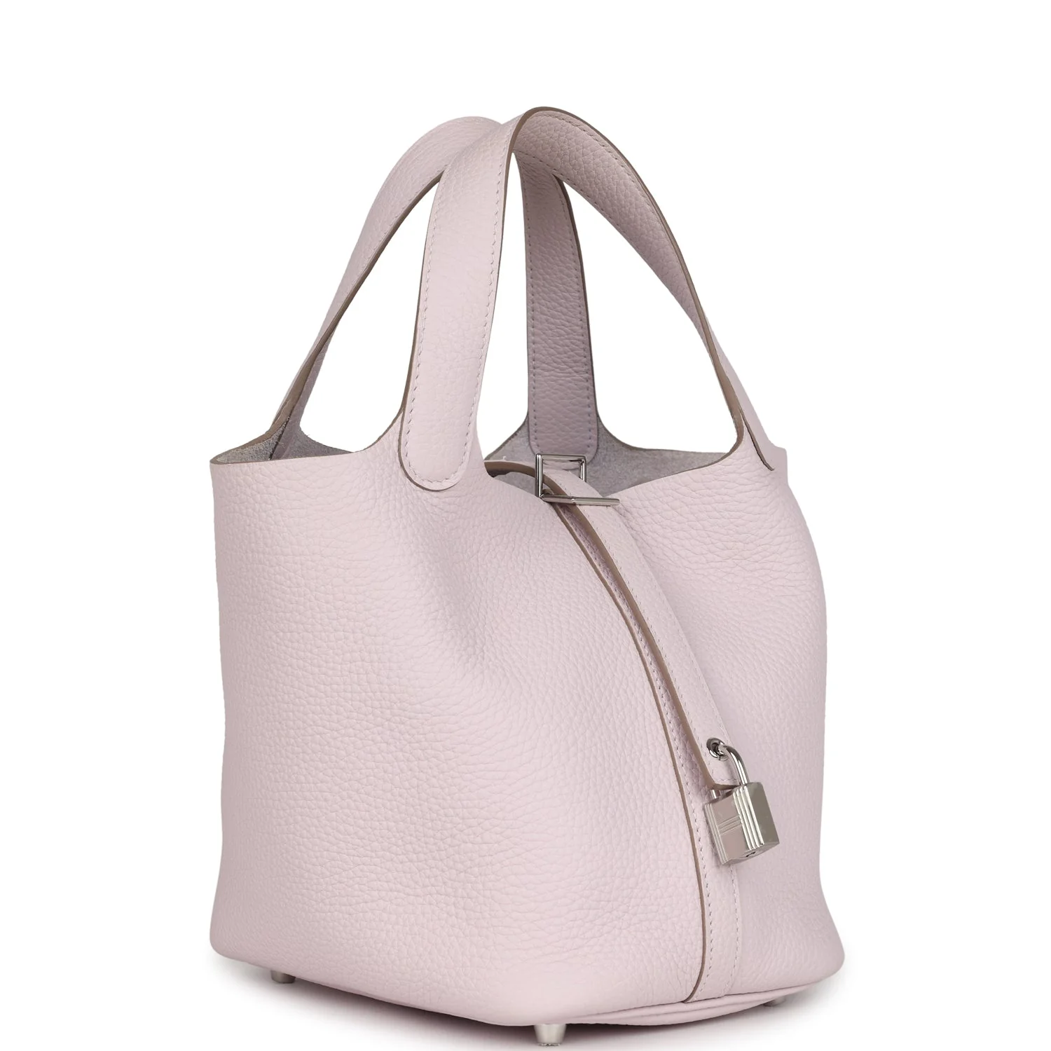 Hermes Picotin Lock  Mauve Pale Clemence Palladium Hardware