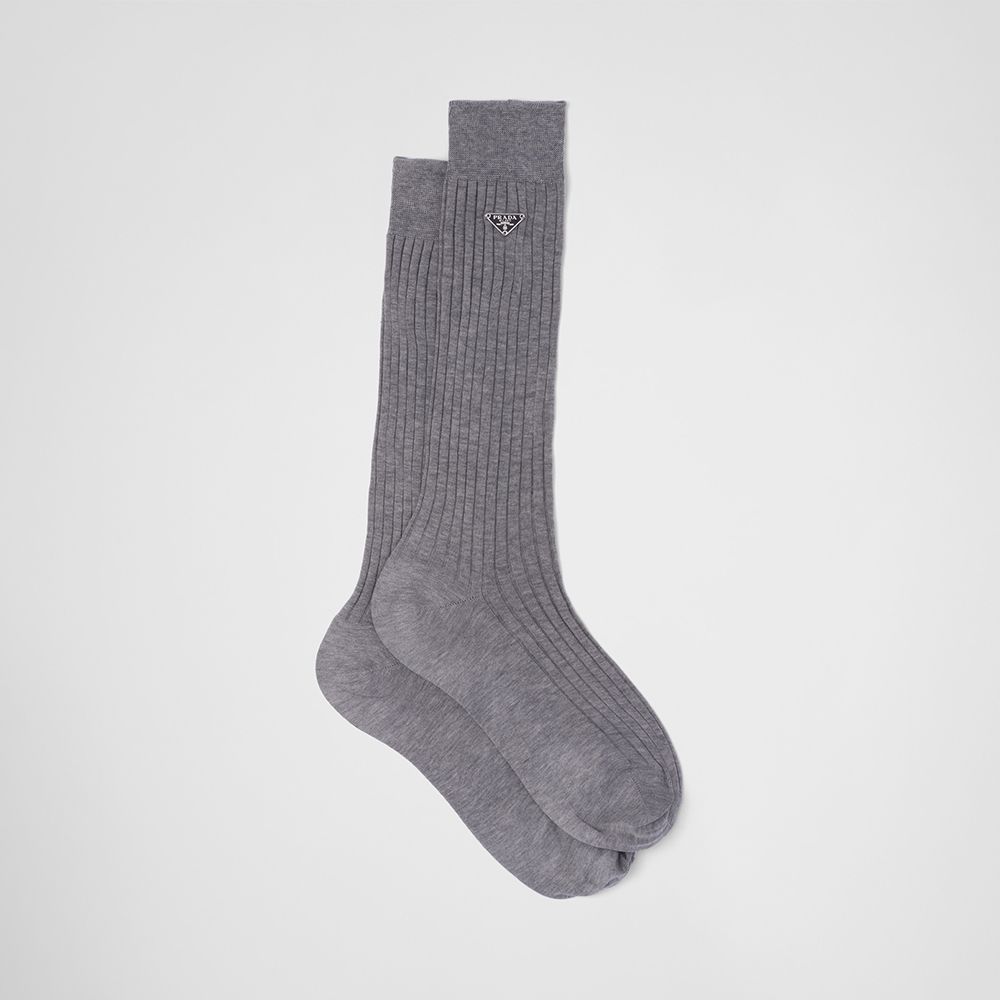 Prada Accessory PRADA Cotton Socks #393355 | Nigo Office