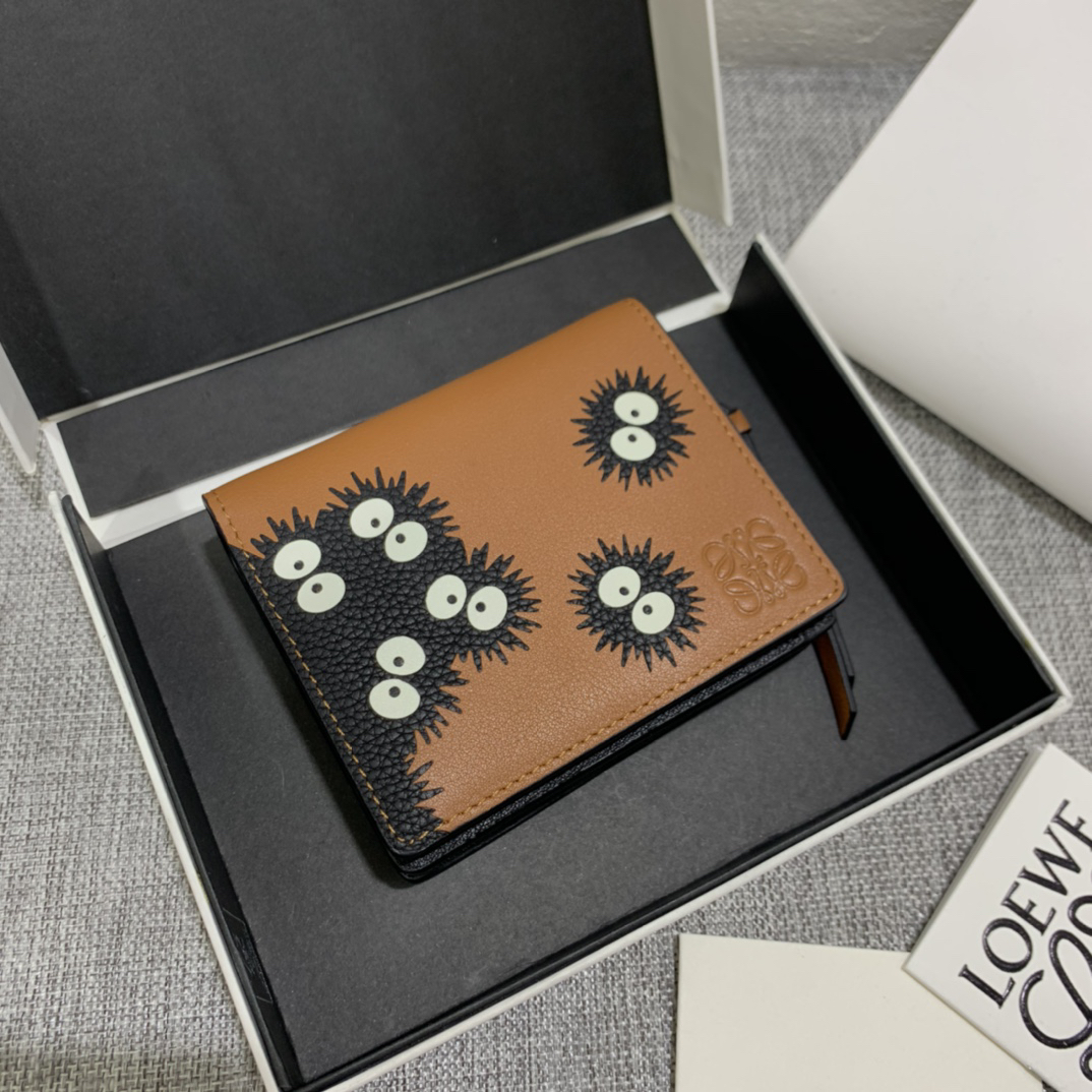 [TOP] LOEWE Wallet 11*9 cm - Brown - 711 Luxury